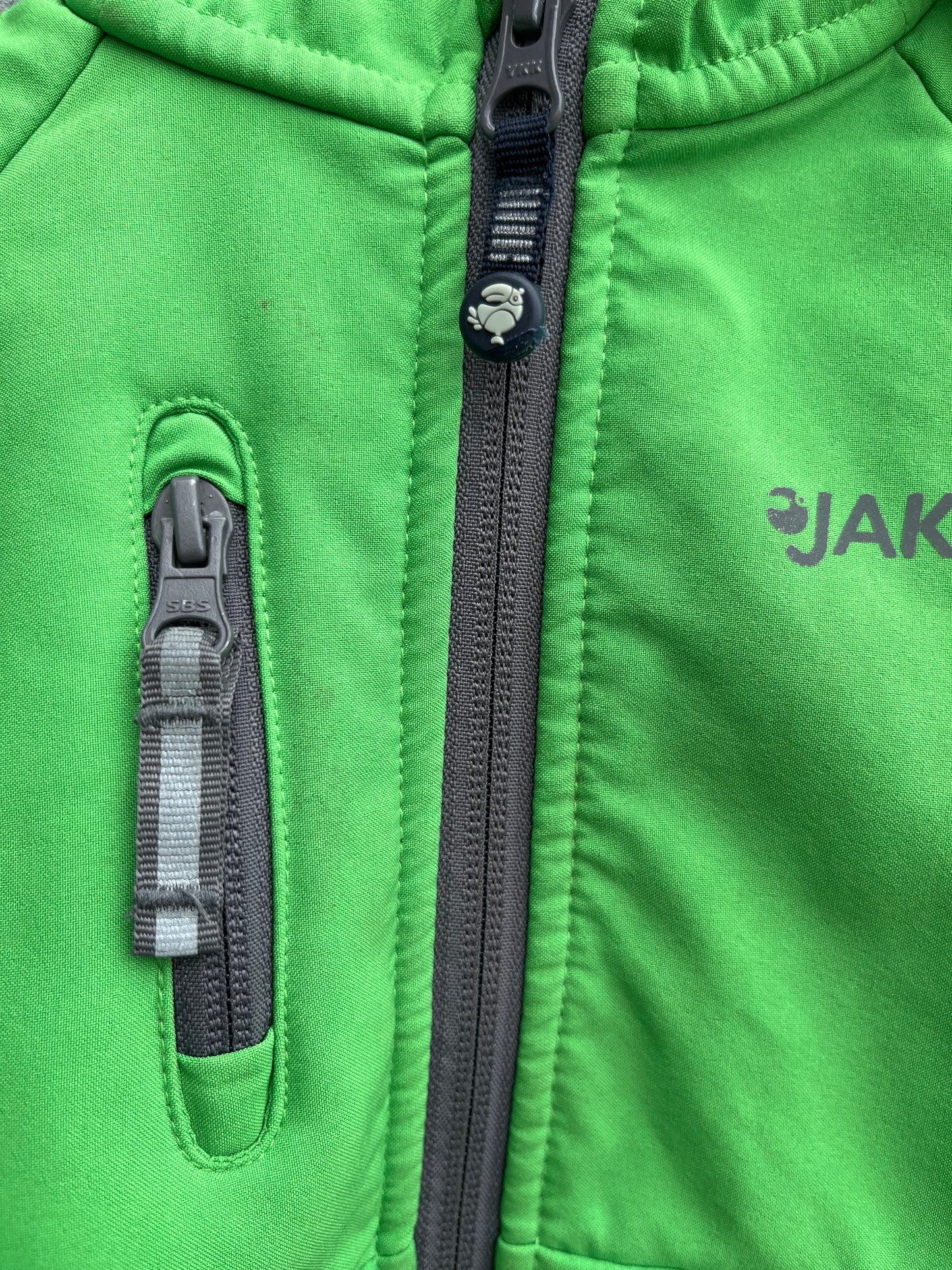 Green softshell jacket 6-9m (68-74cm)