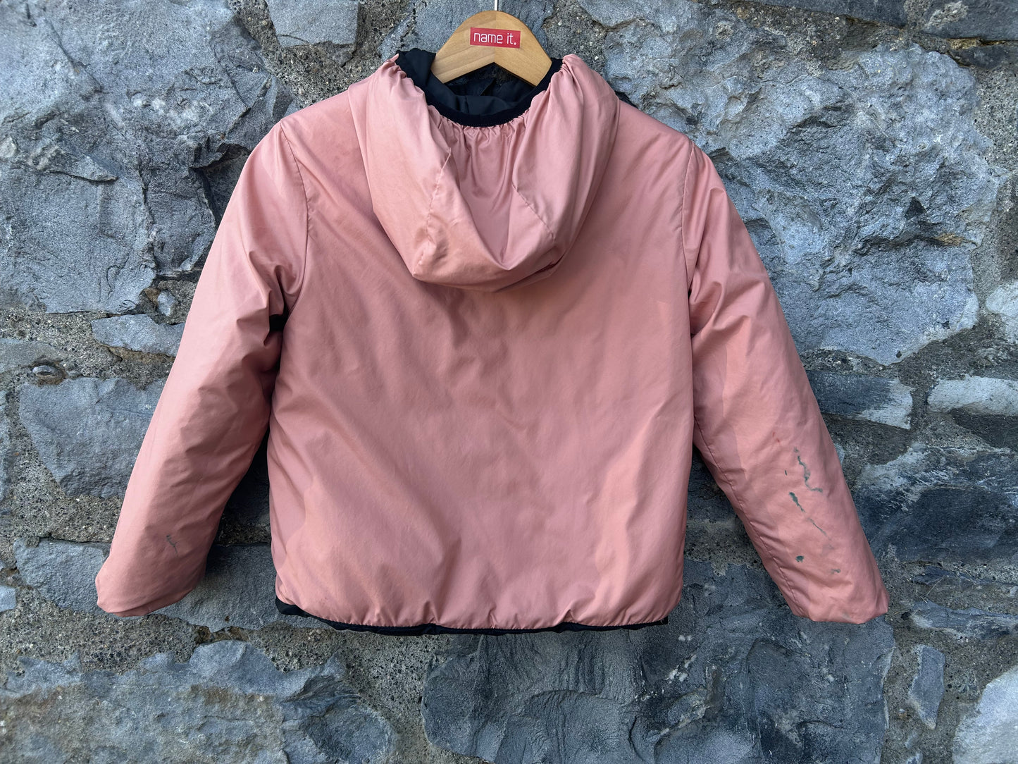 Black&pink reversible jacket 4-5y (104-110cm)