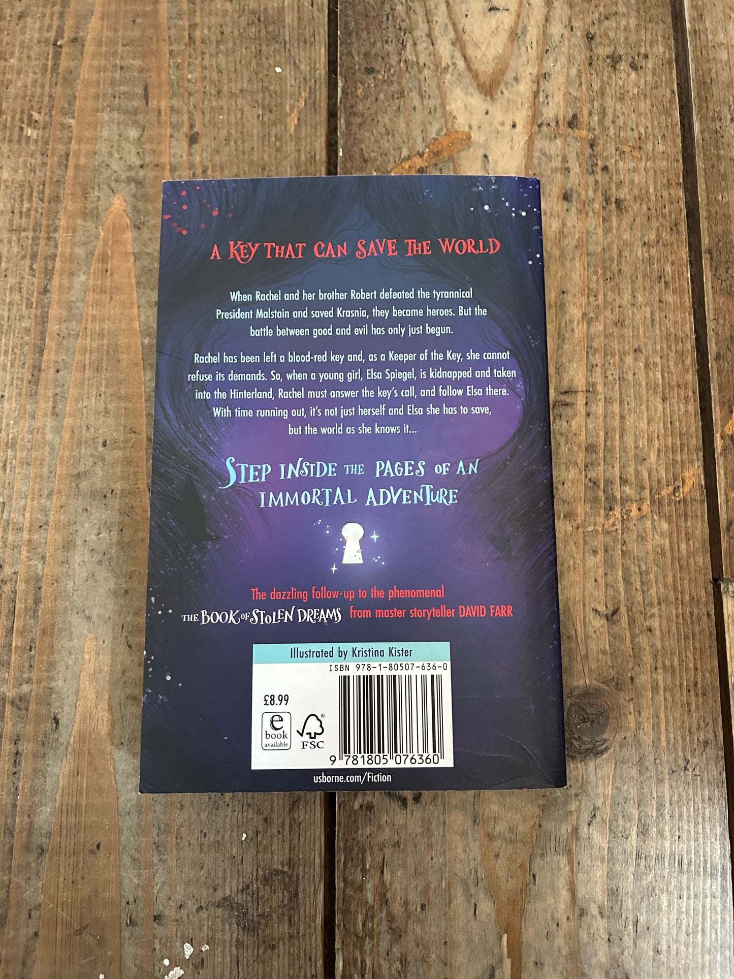 The secret of the blood red key by David Farr