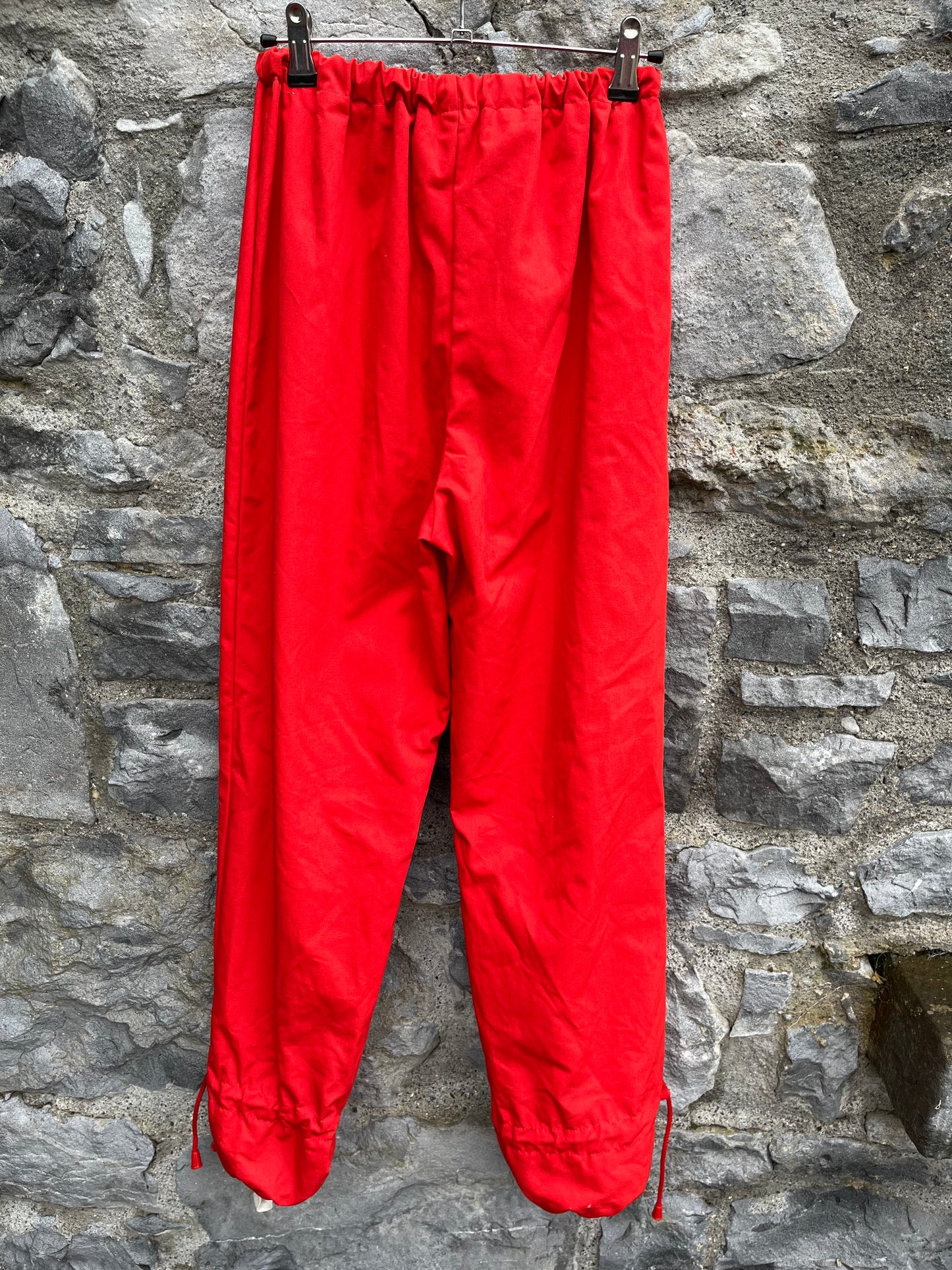 80s Red waterproof pants 13y (158cm)
