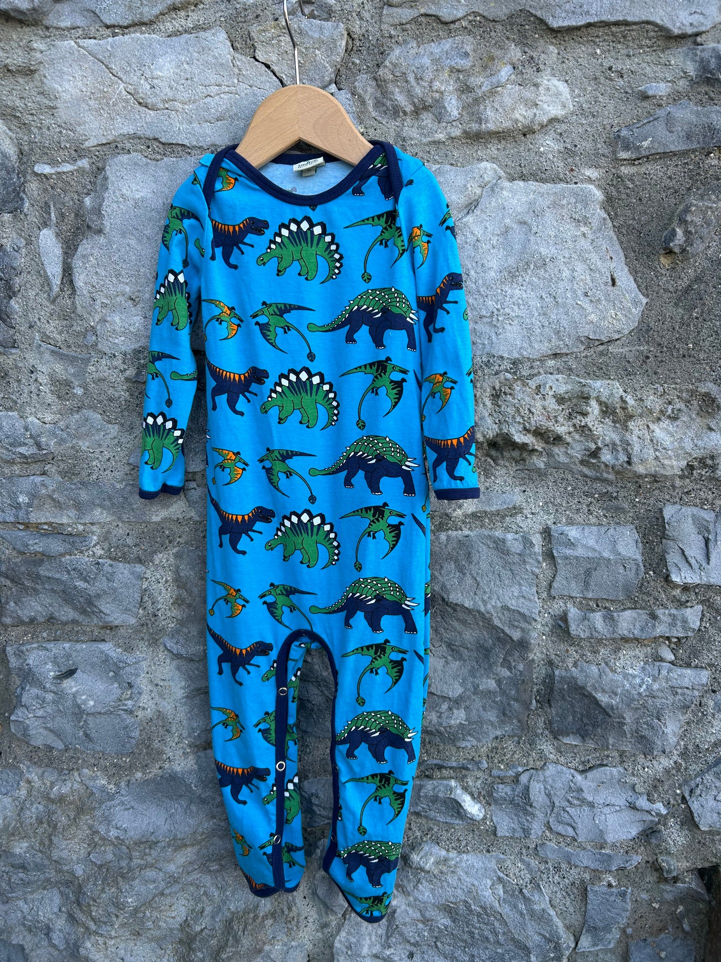Blue dinosaurs onesie 18m (86cm)