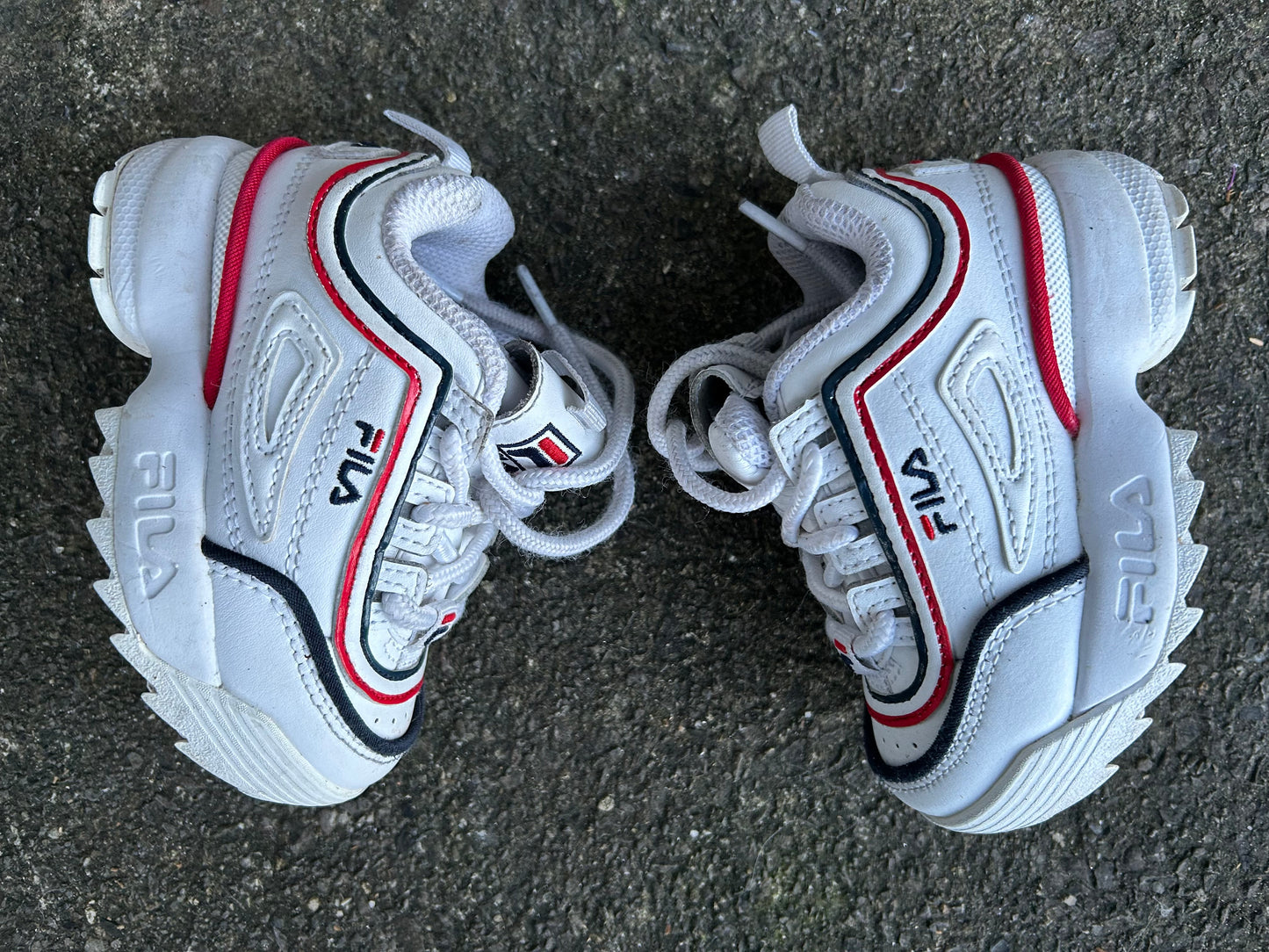 White trainers uk 5 (eu 22)