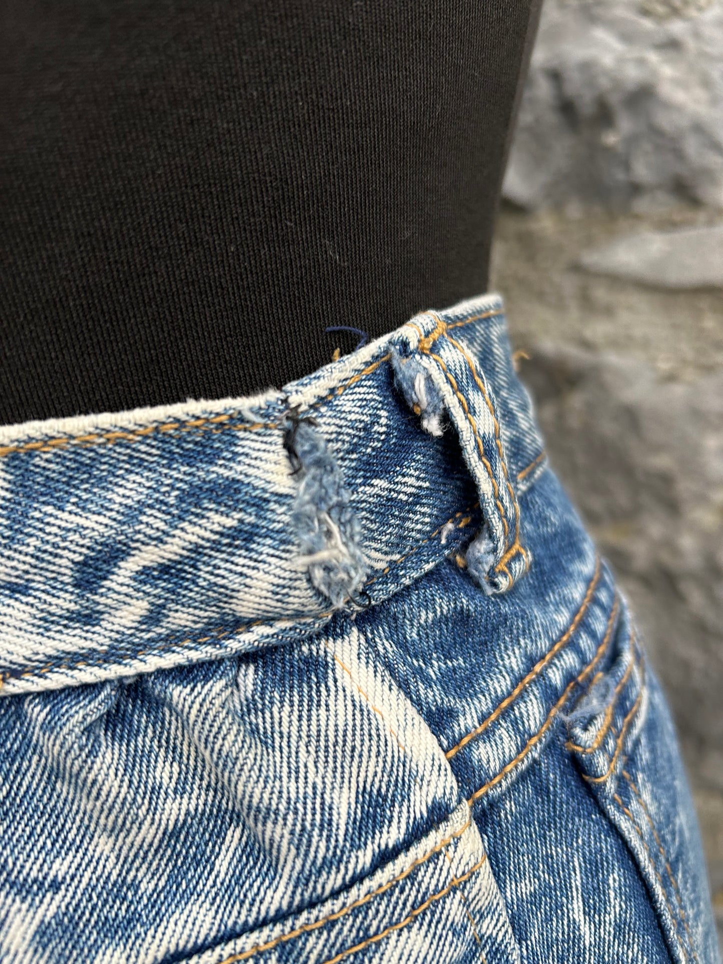 80s denim pencil skirt uk 6-8