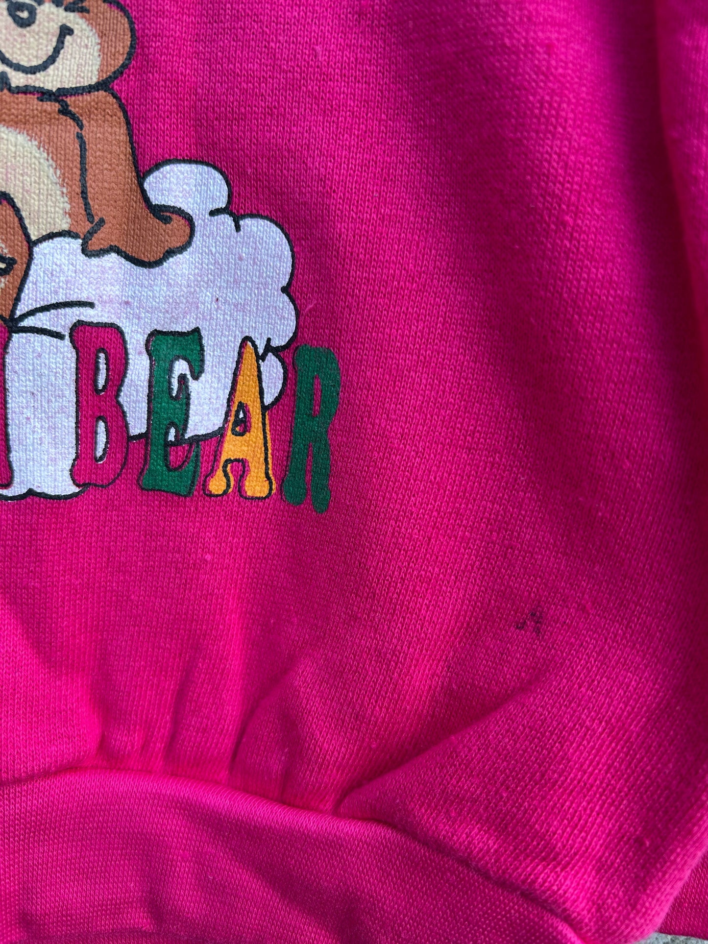 80s dream bear sweatshirt 12-18m (80-86cm)