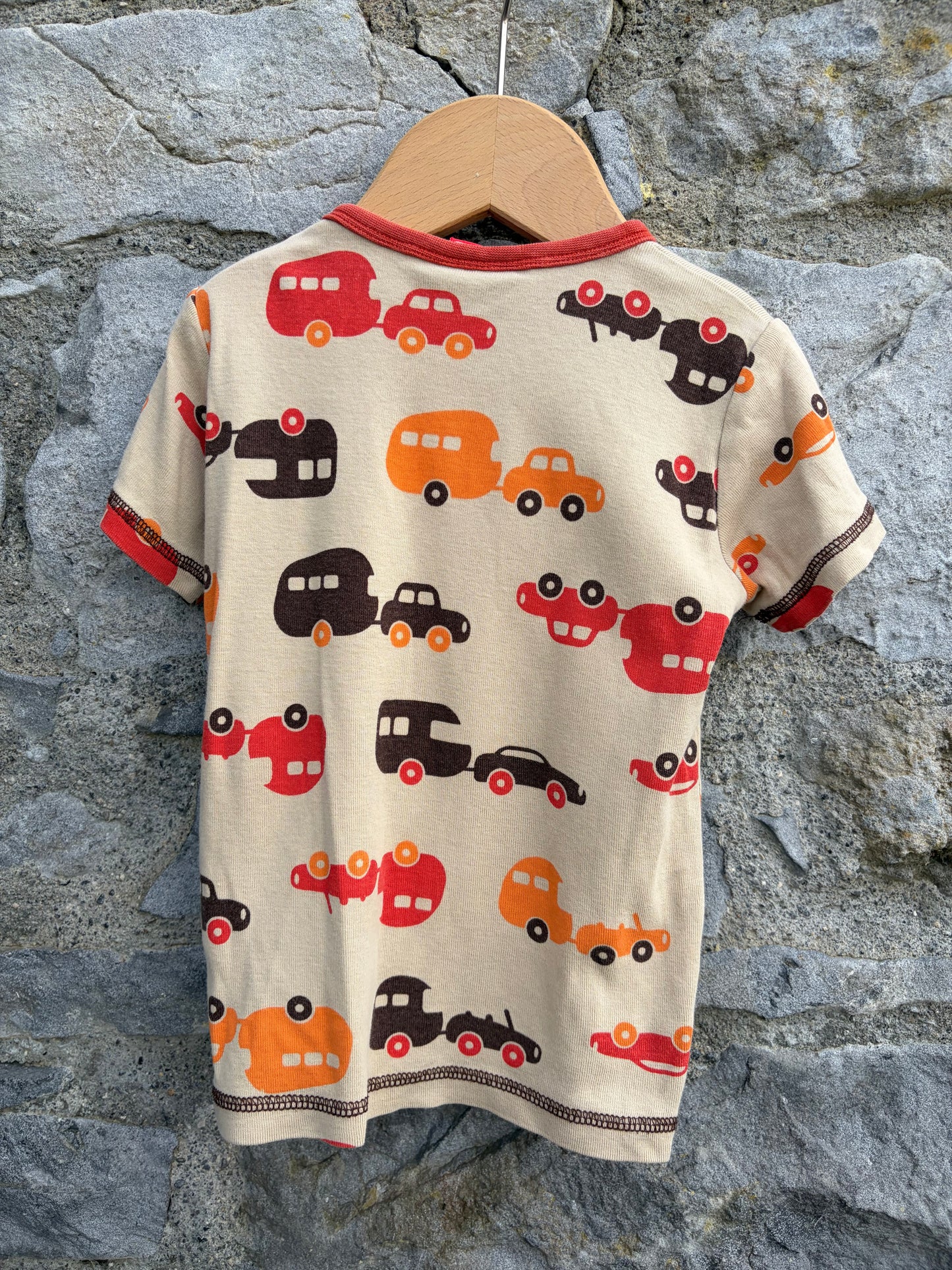Campervans beige T-shirt 18-24m (86-92cm)
