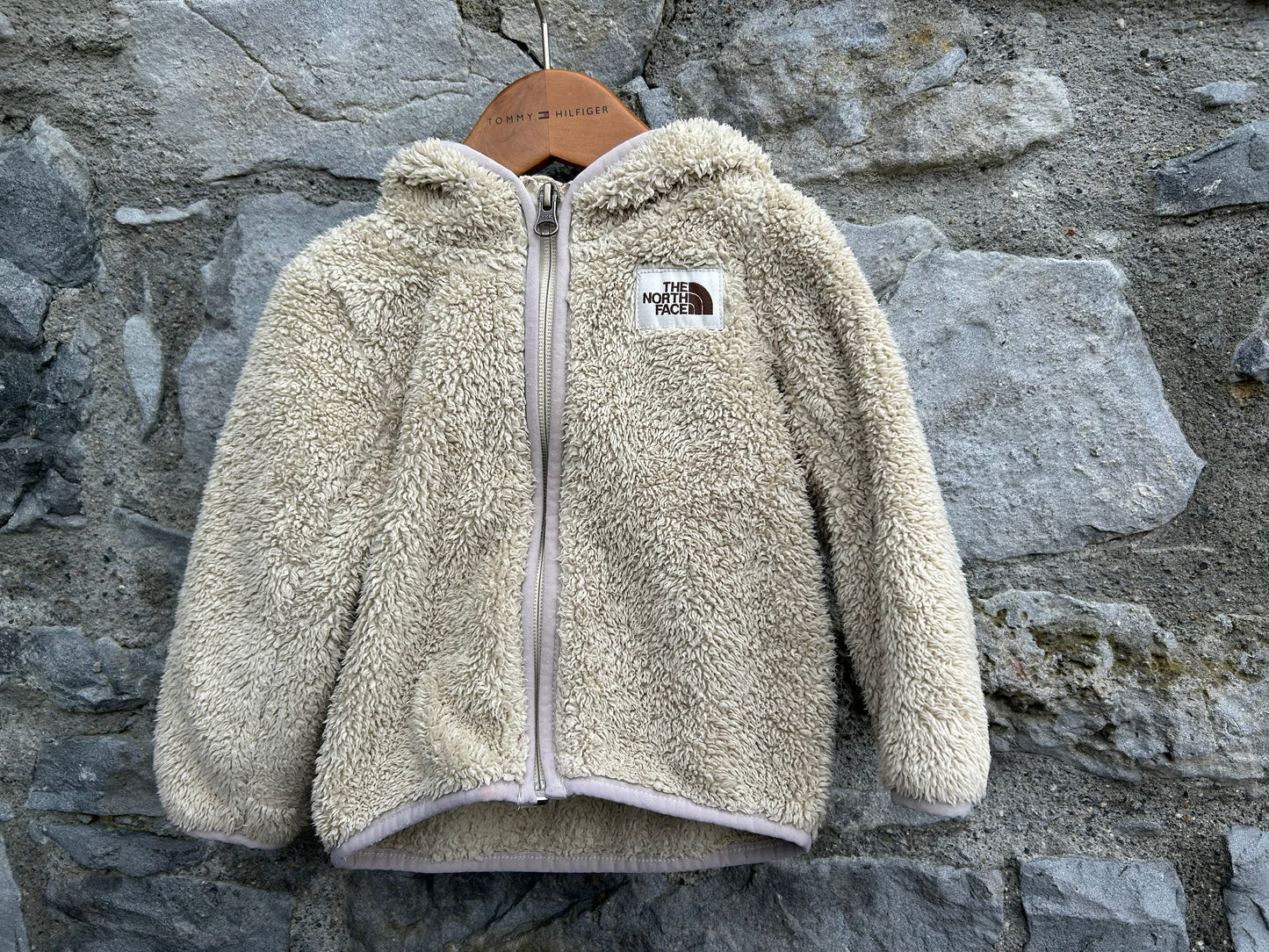 Campshire beige fleece hoodie 12-18m (80-86cm)