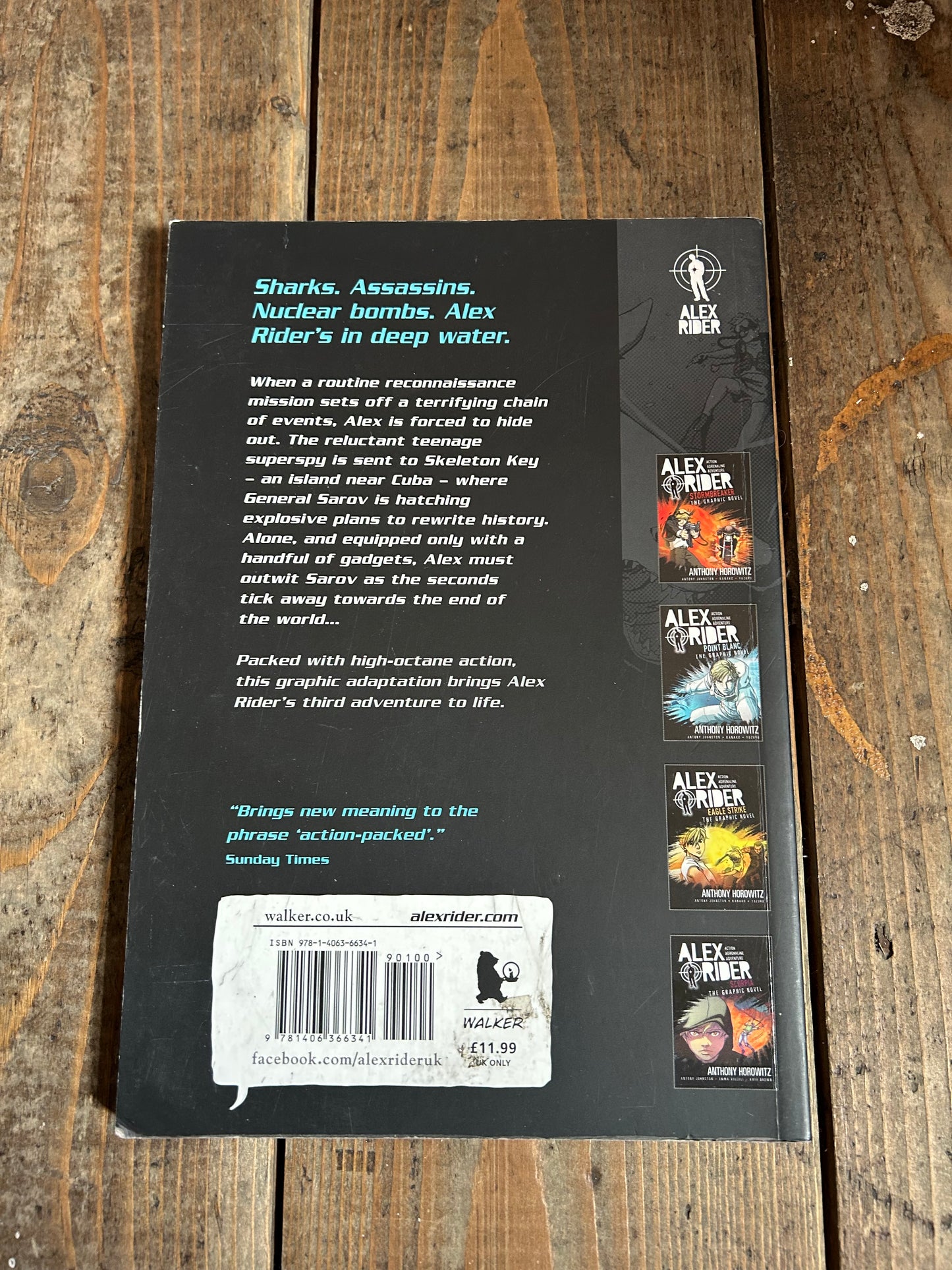 Alex rider skeleton key the graphic novel by Anthony Horowitz