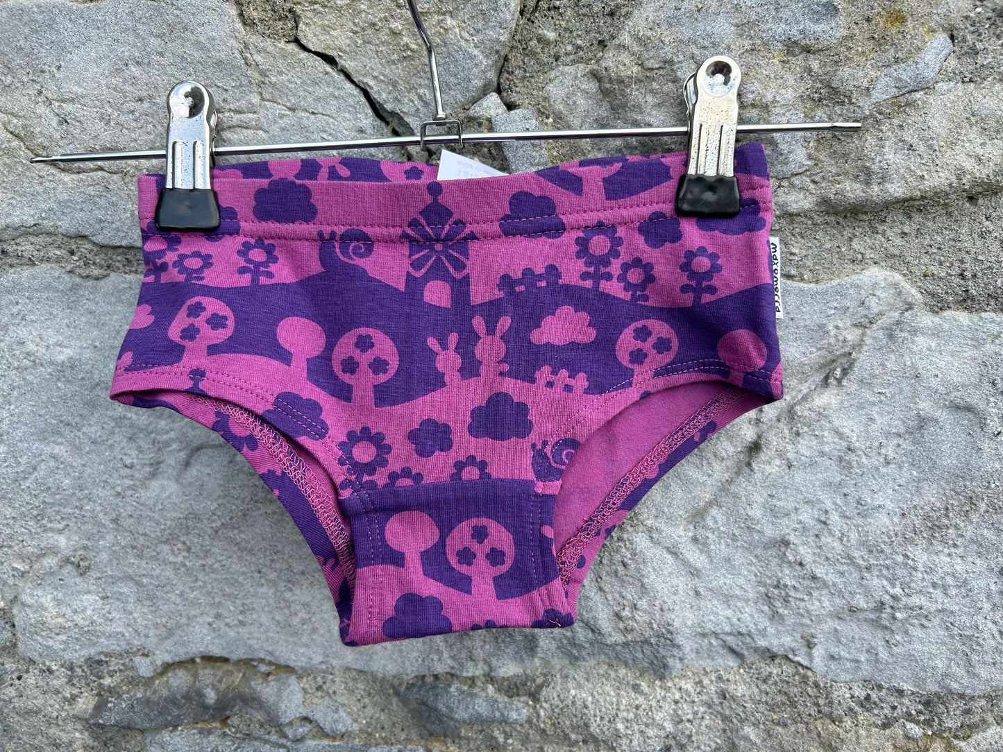 Pink landscape briefs 18-24m (86-92cm)