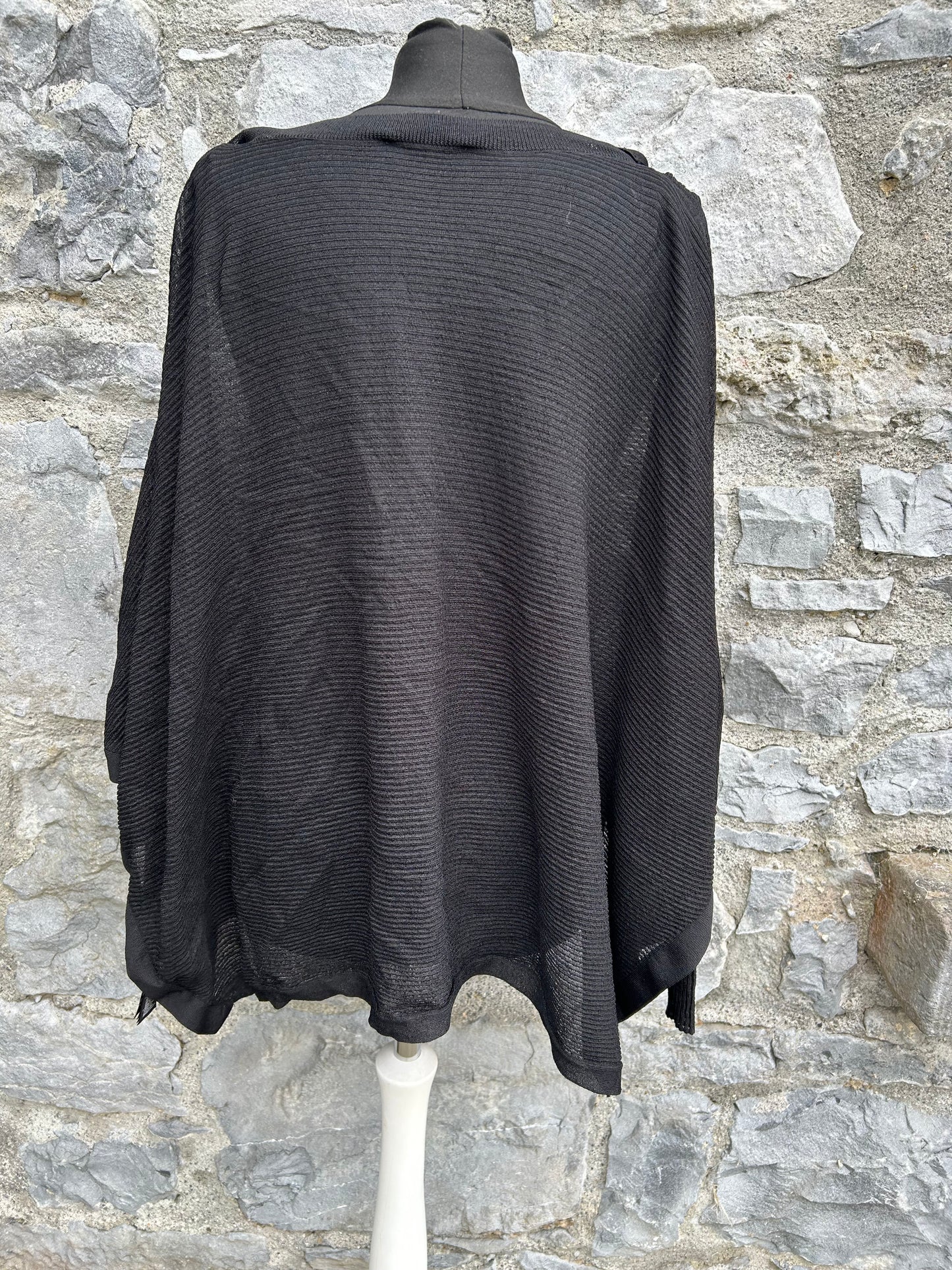 Black wrap cardigan uk 8-12