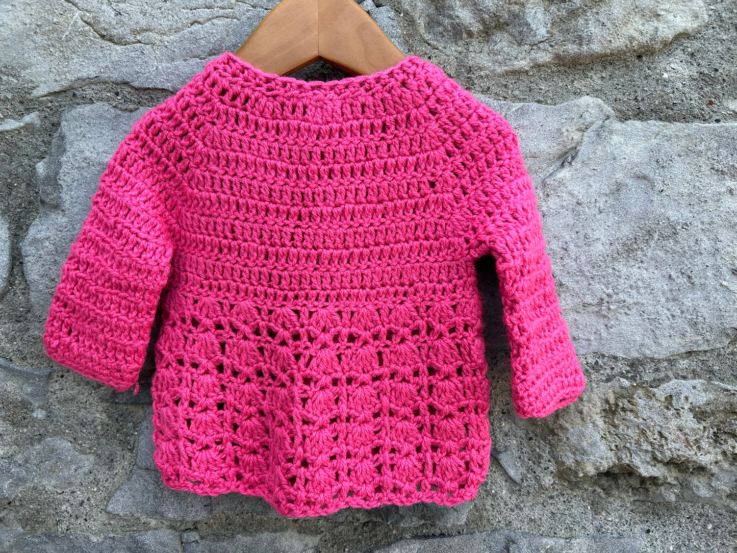 Pink cardigan 3-6m (62-68cm)