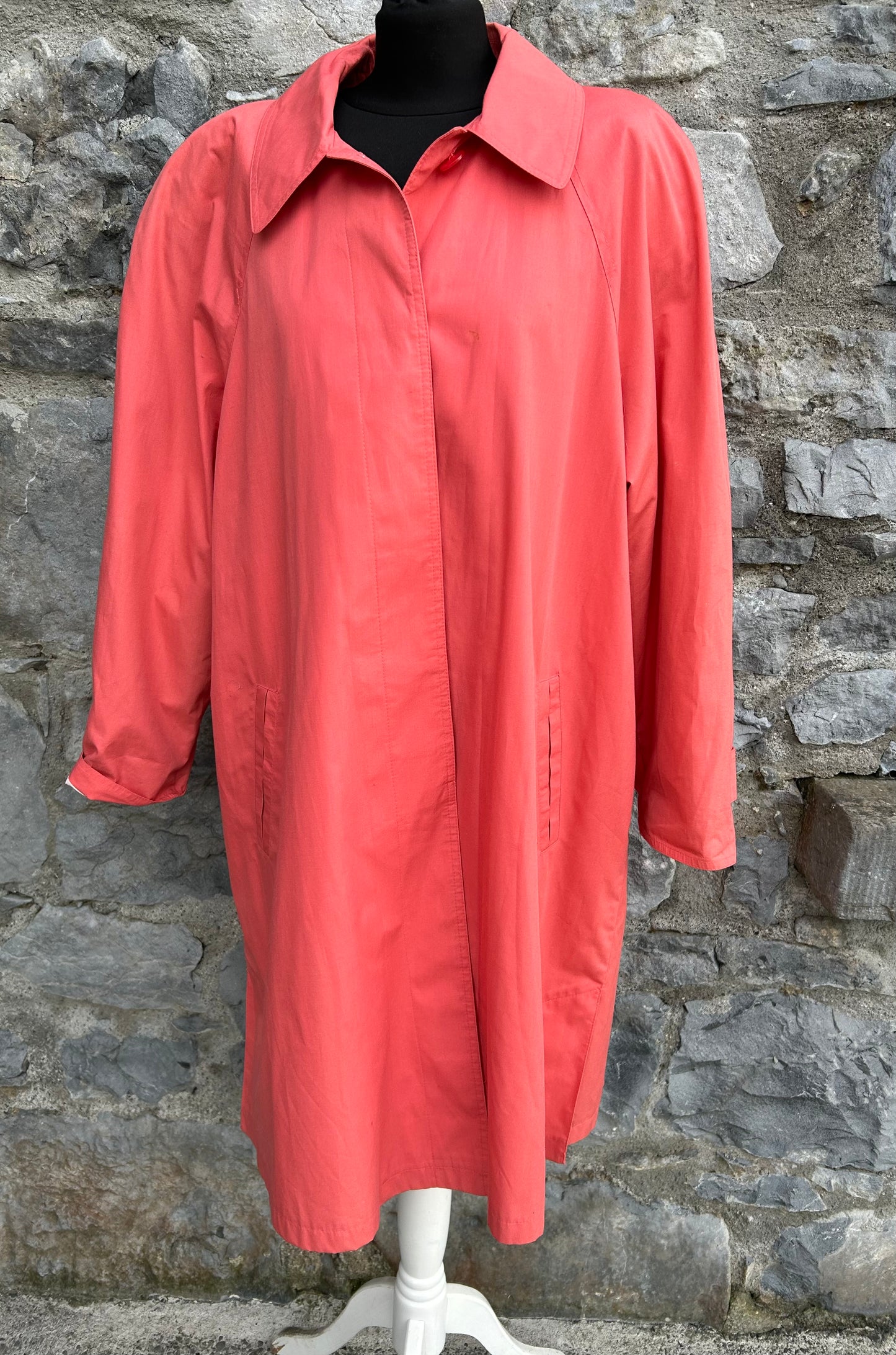 80s coral coat uk 14-16