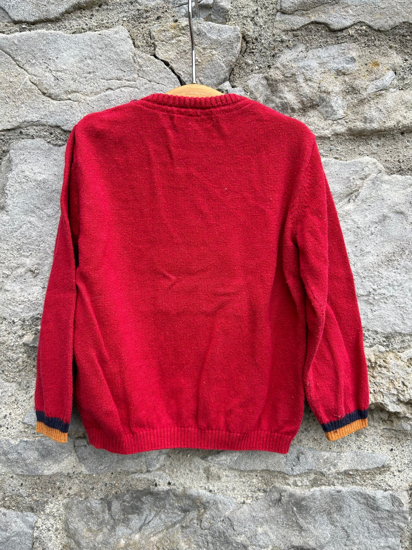 Robot red jumper 12-18m (80-86cm)