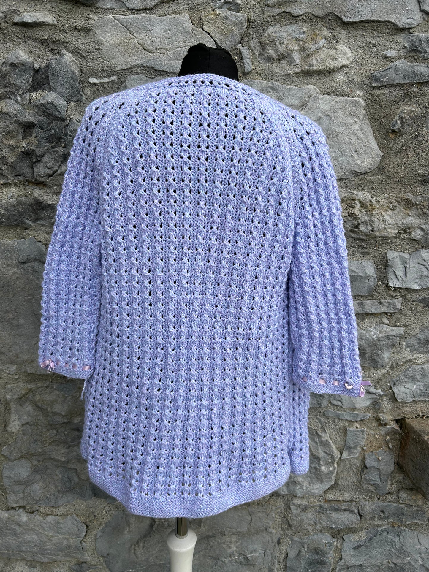 Lilac open cardigan uk 8-10
