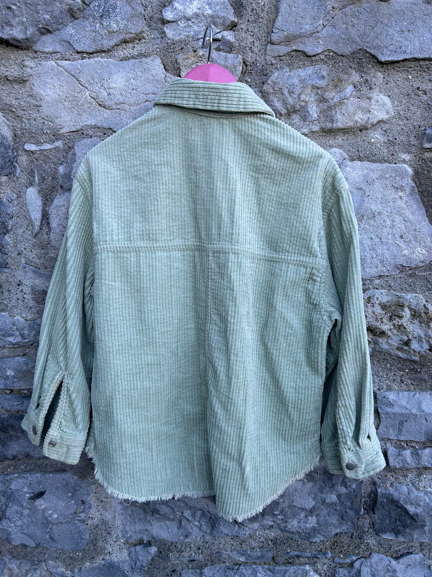 Pistachio cord shirt 6-7y (116-122cm)