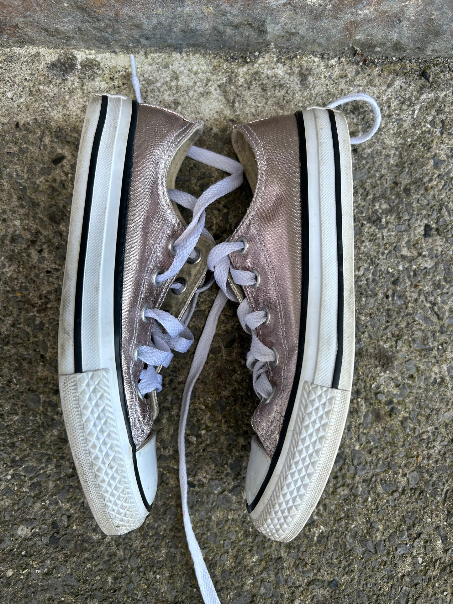 Gold converse uk 13 (eu 31.5)