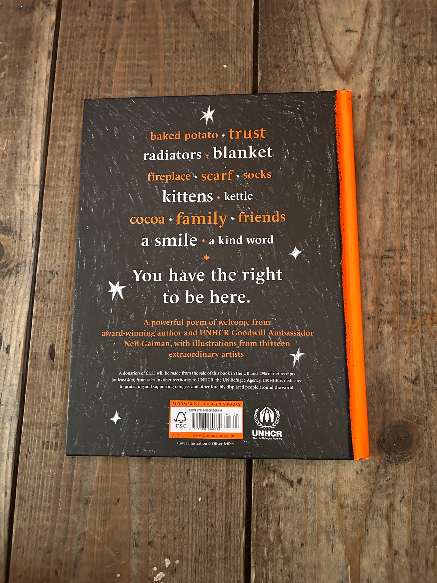 What you need to be warm by Neil Gaiman