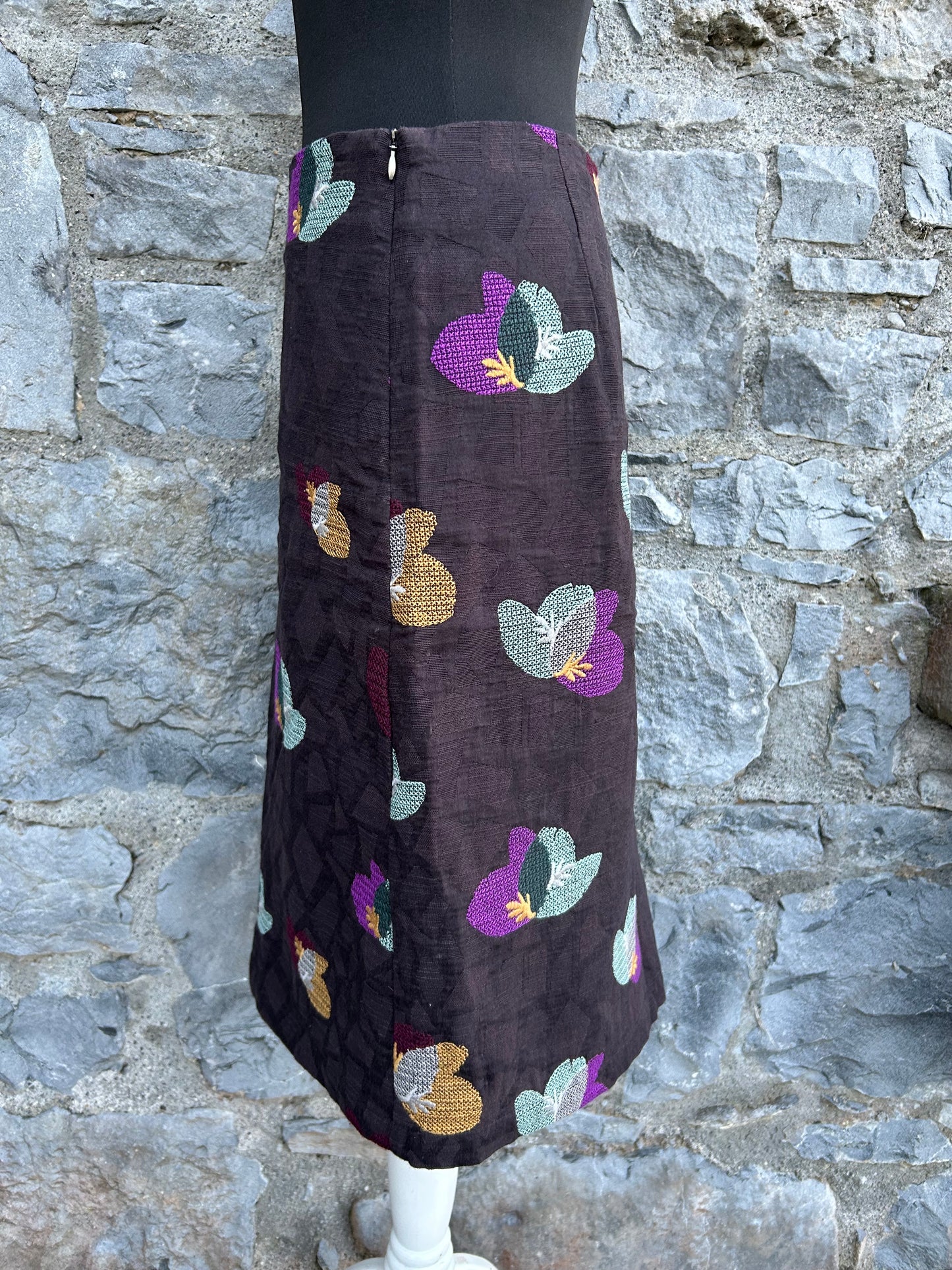 Paper in Layers' Aubergine Skirt uk 8-10