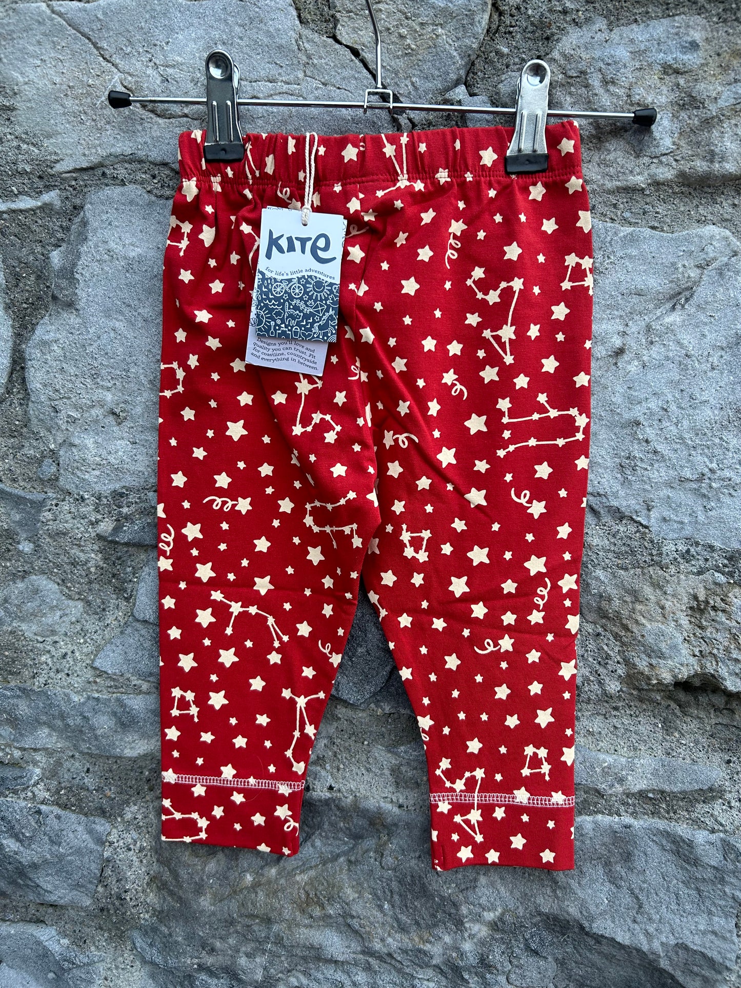 Constellations red leggings 12-18m (80-86cm)
