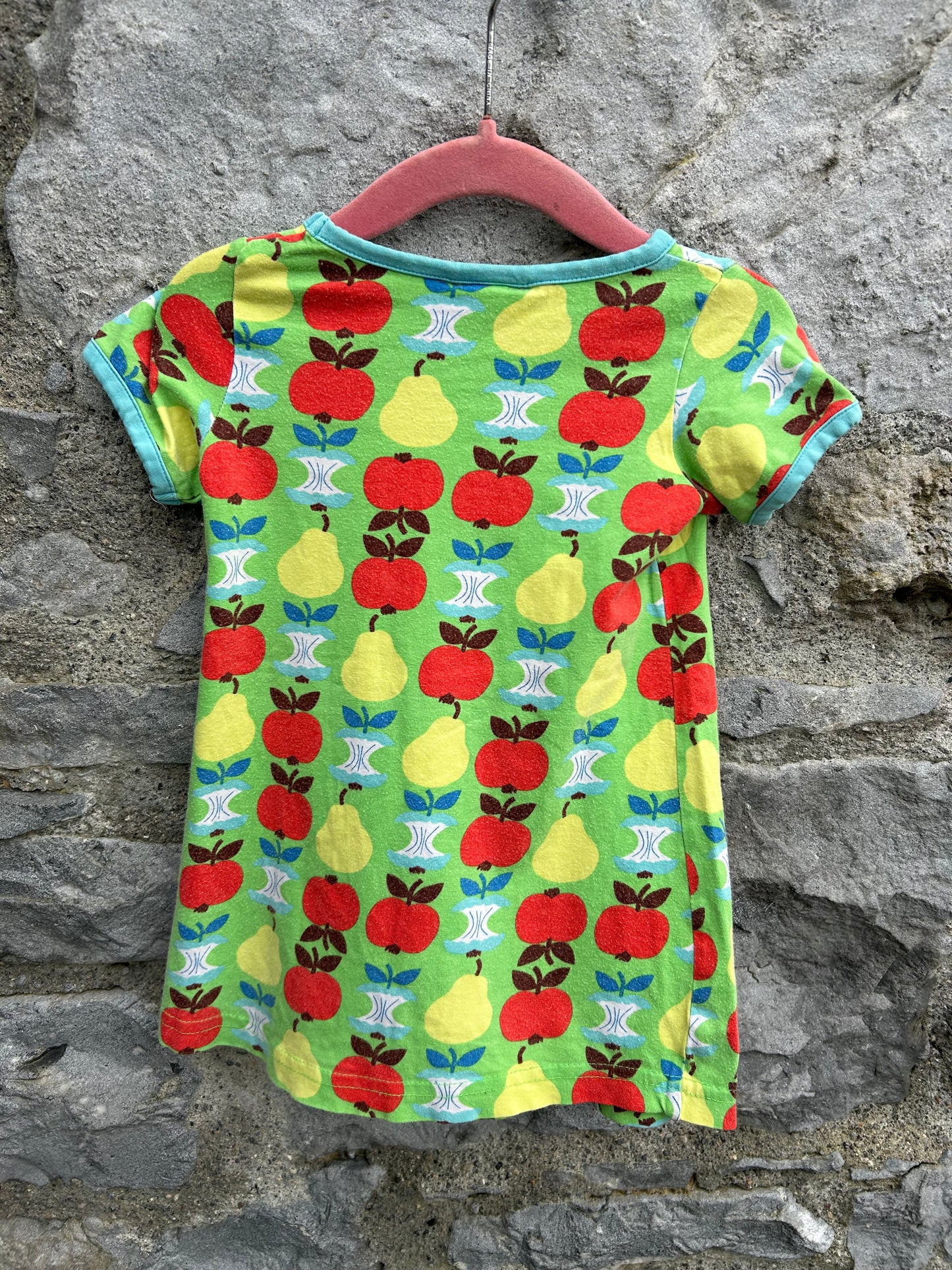 Pears&apples green tunic 9-12m (74-80cm)