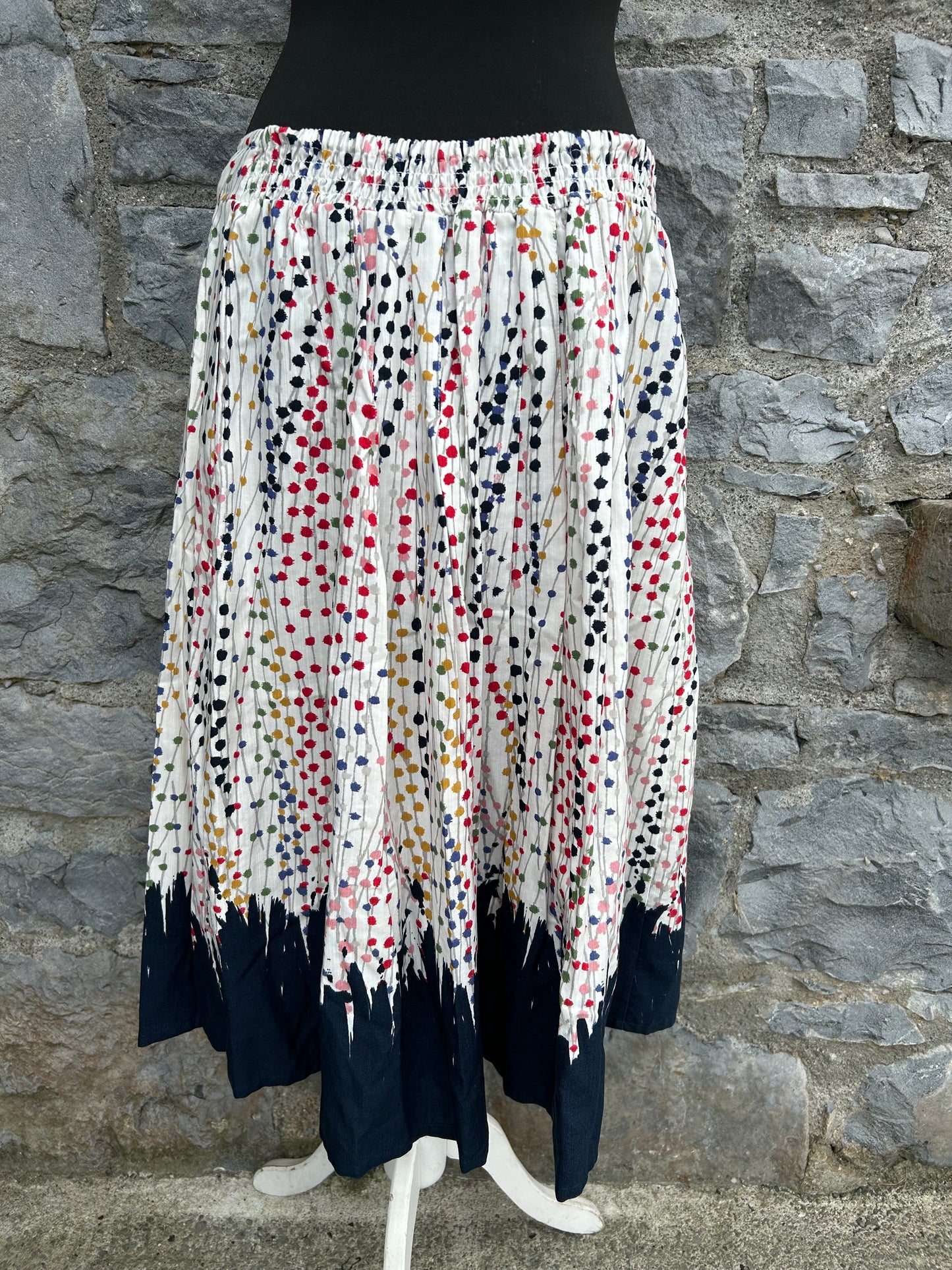 Colourful spotty skirt uk 14