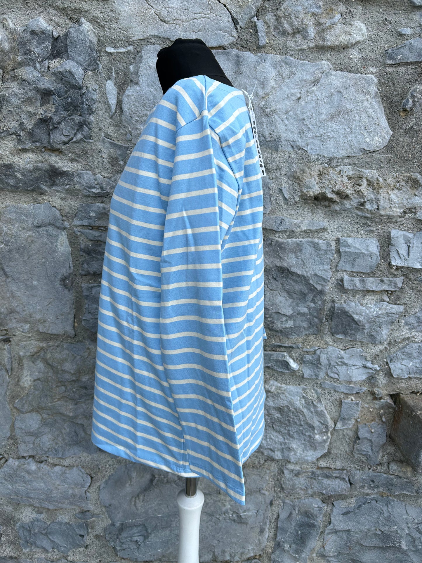 Blue stripy top uk 16