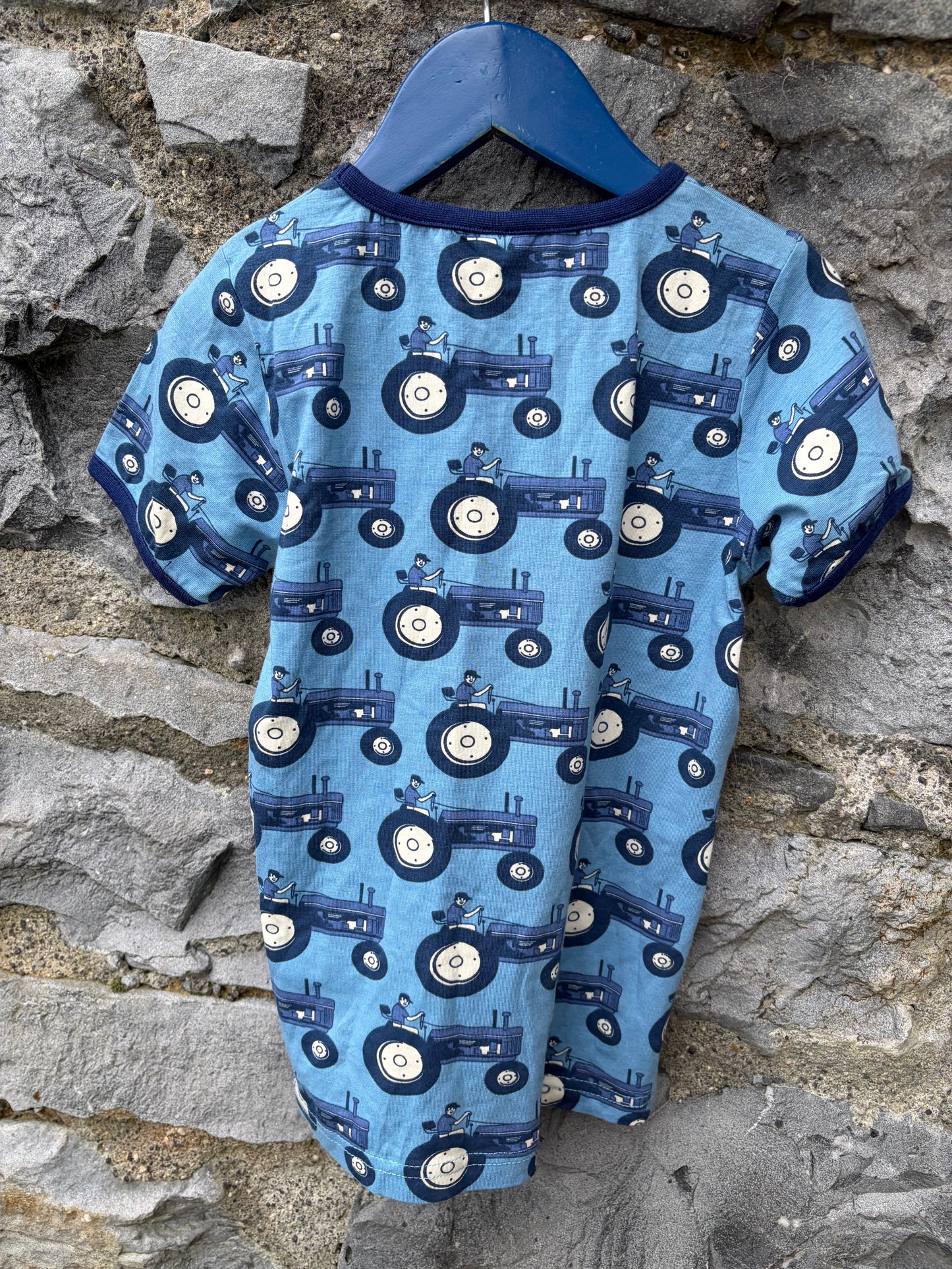 Tractors blue T-shirt 5-6y (110-116cm)