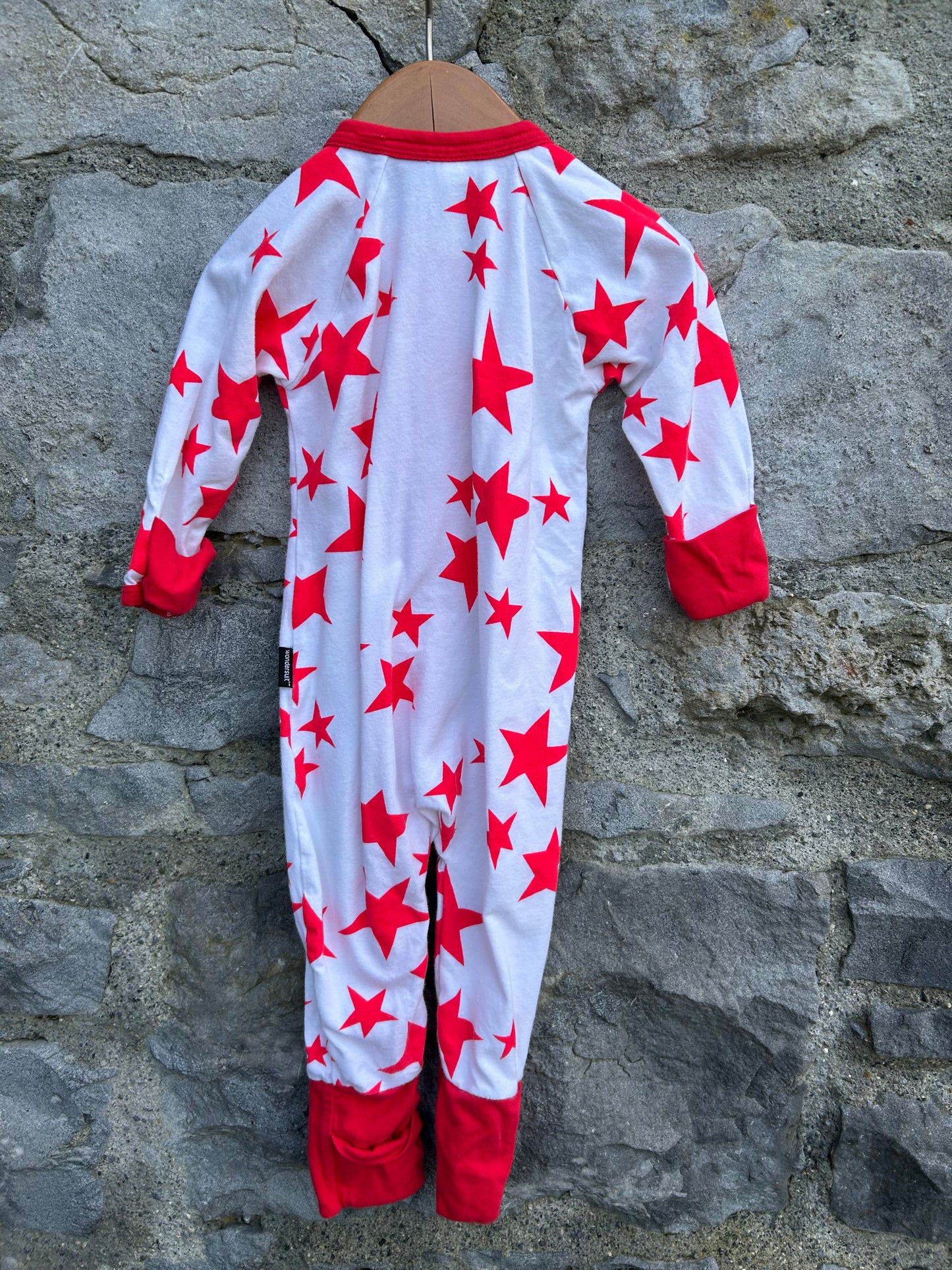 Stars zipped onesie 3-6m (62-68cm)