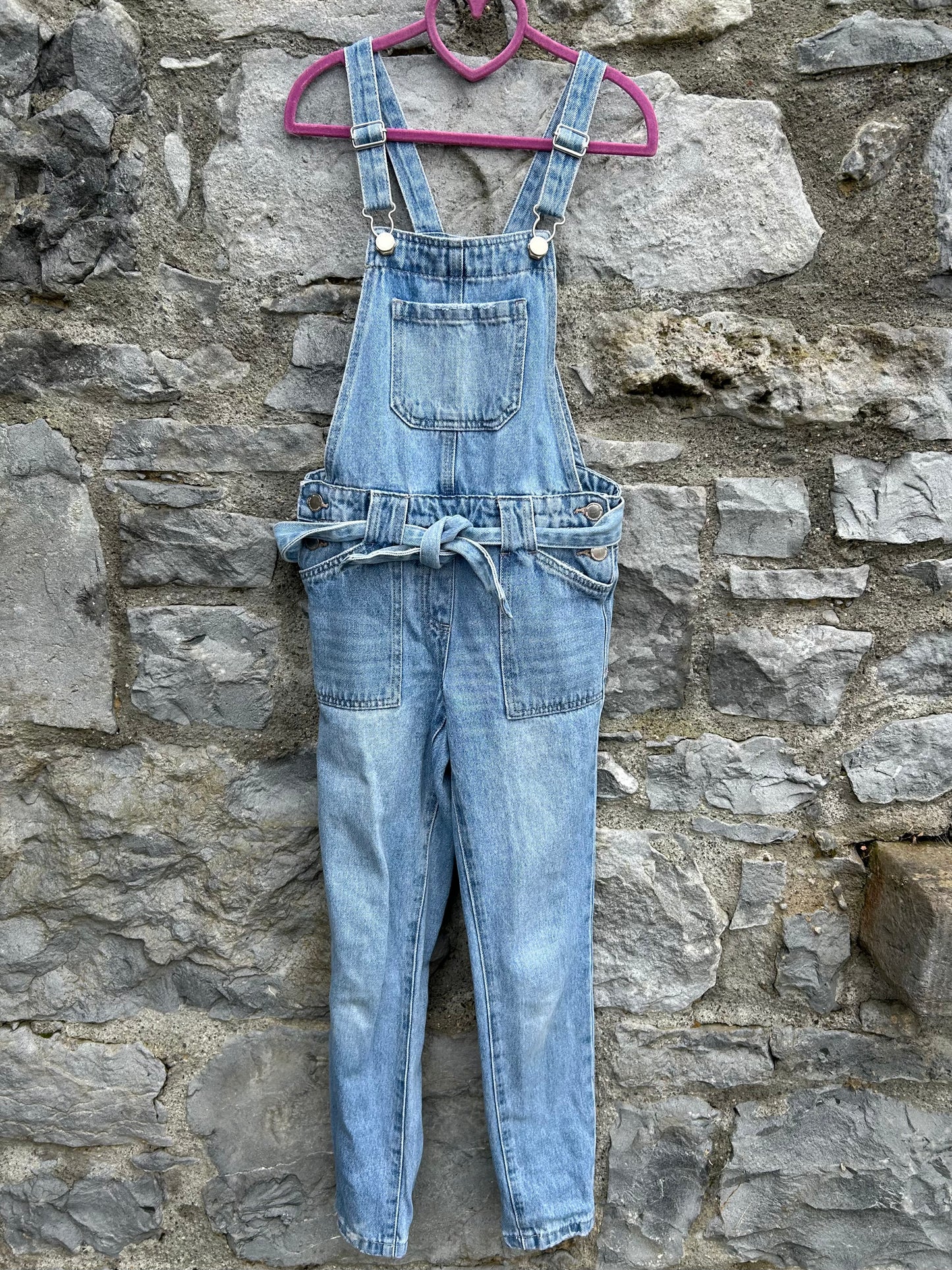 Denim dungarees 9y (134cm)