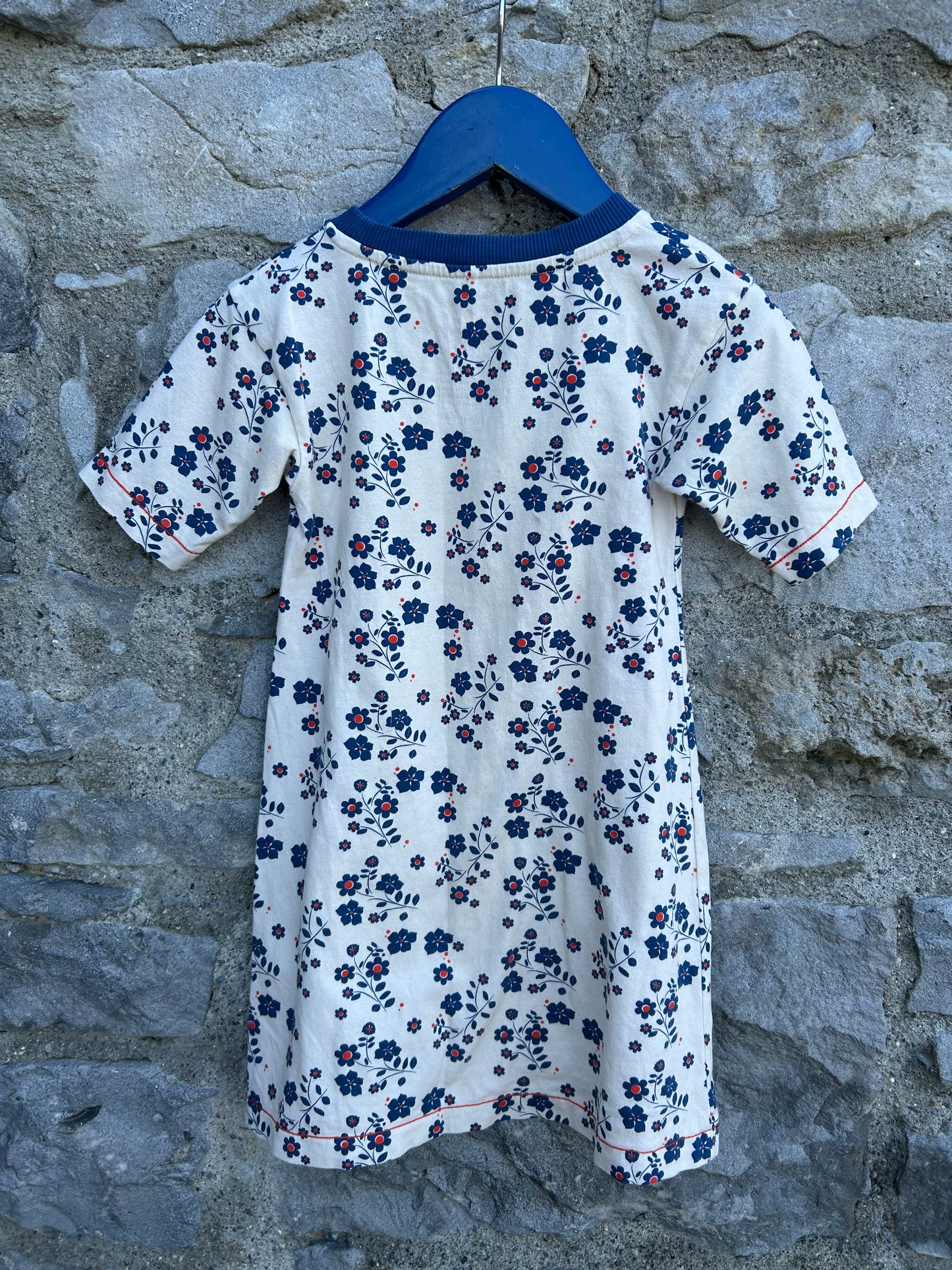 White floral dress 3-4y (98-104cm)