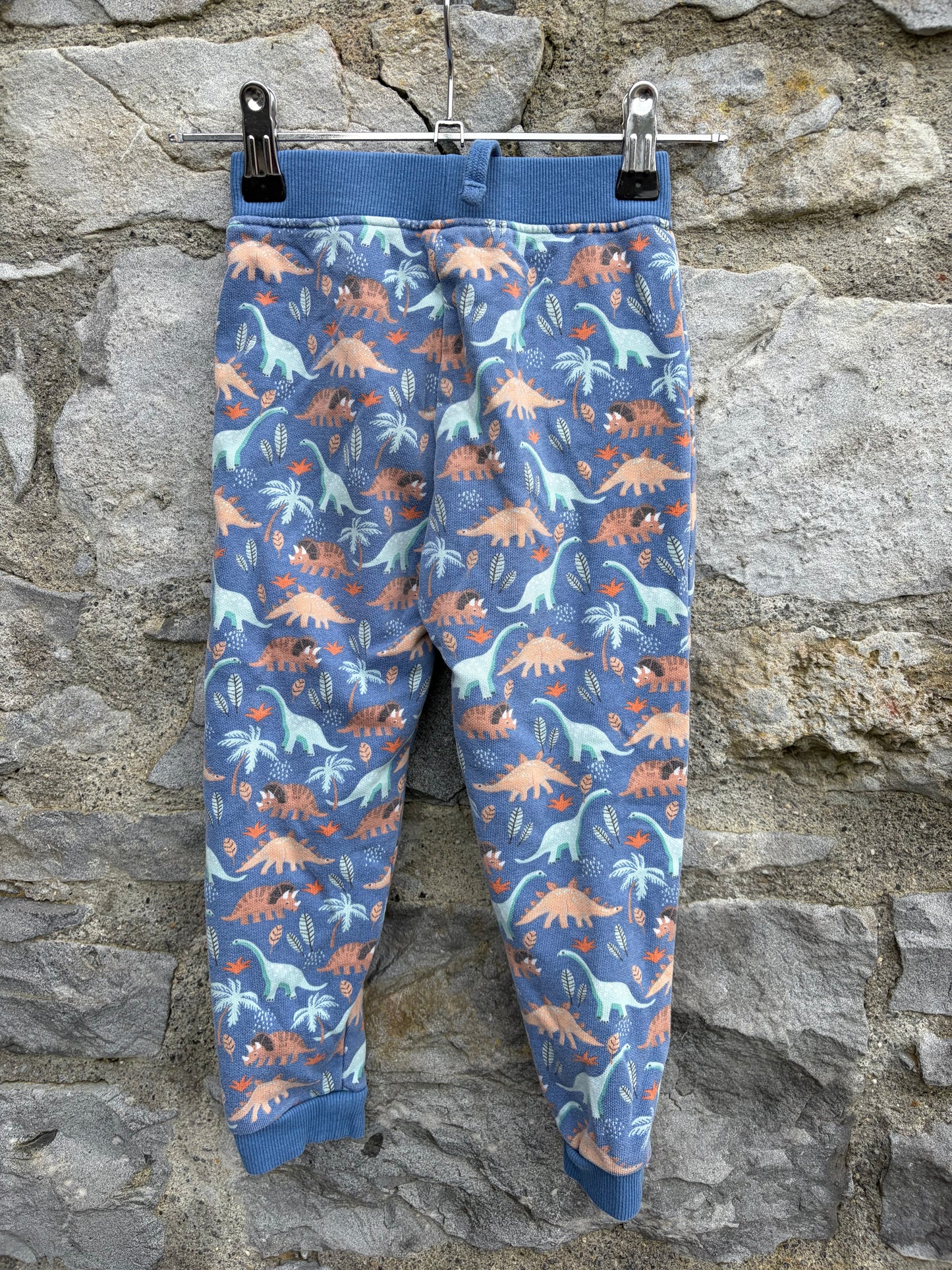 Dinosaurs blue sweat pants 3-4y (98-104cm)