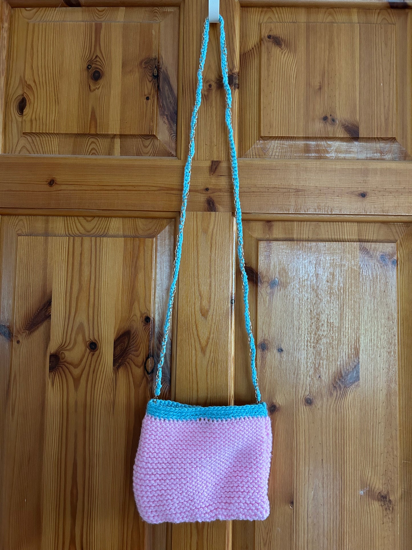 Handmade Pink flower bag