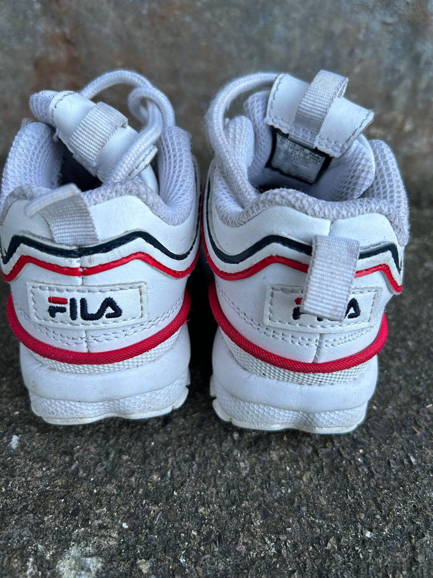 White trainers uk 5 (eu 22)