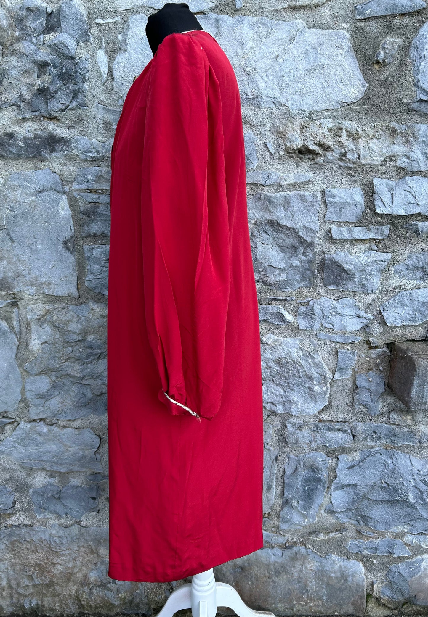80s red dress uk 12-14