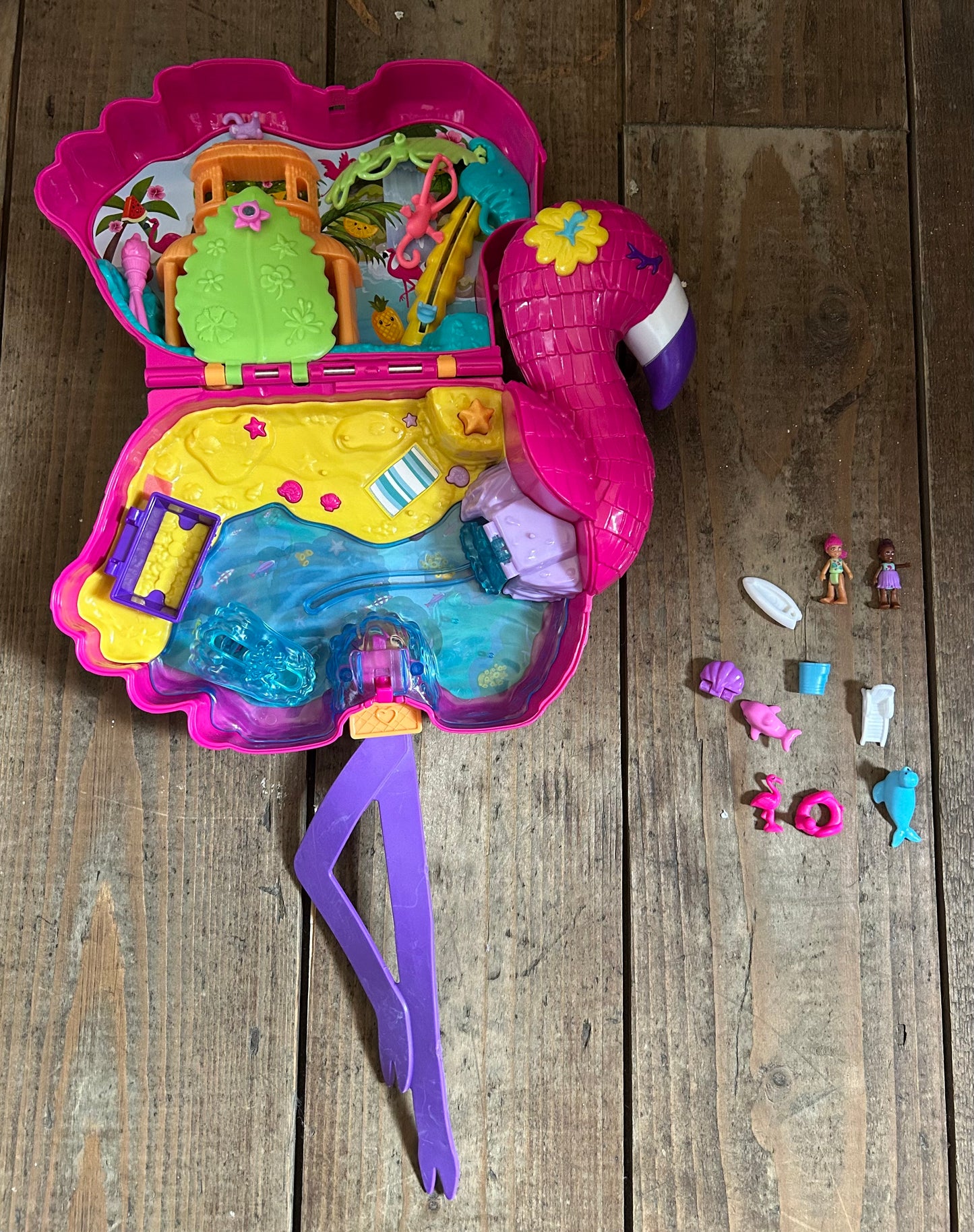 Flamingo polly pocket