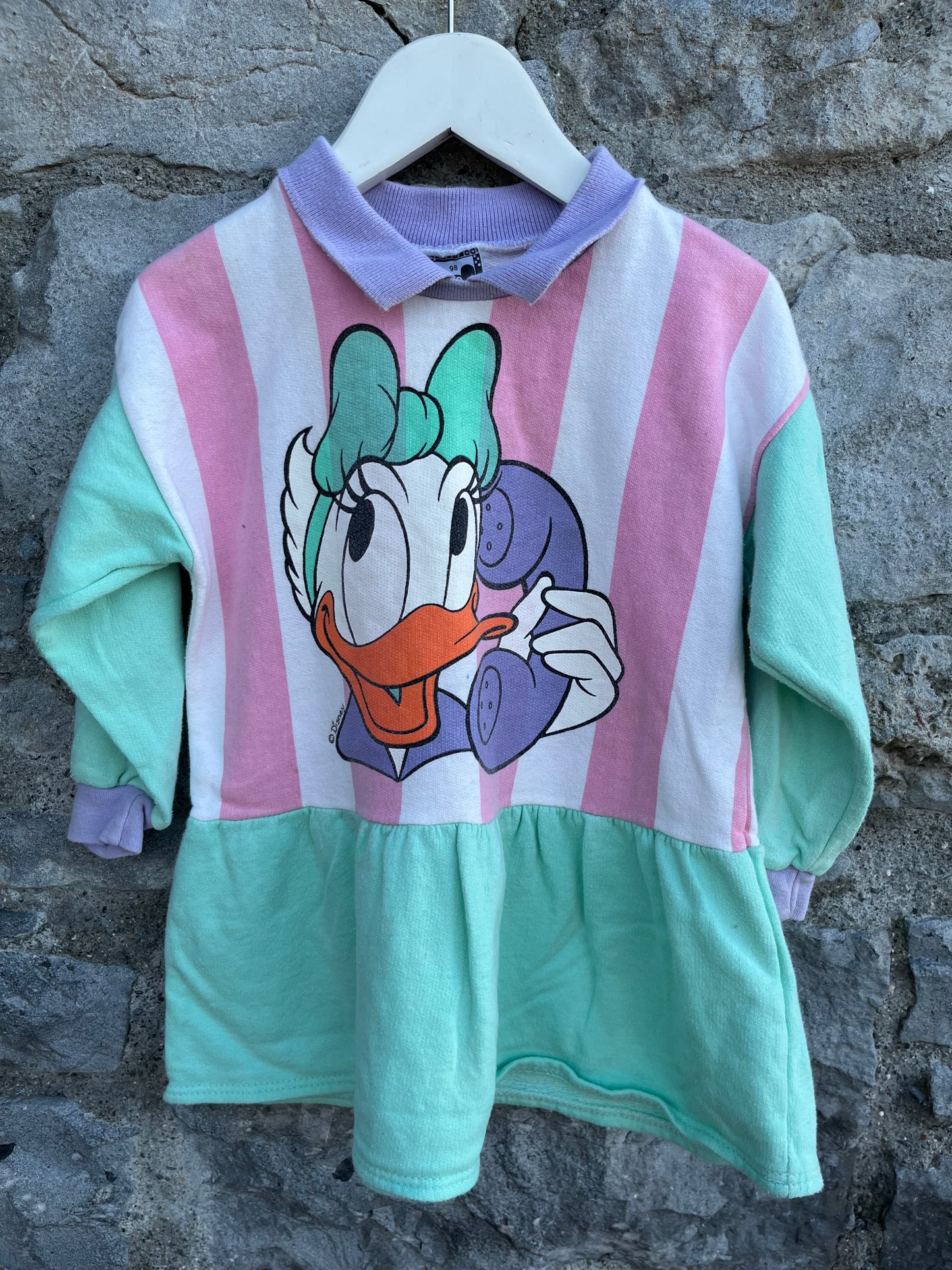 80s Daisy tunic 2-3y (92-98cm)