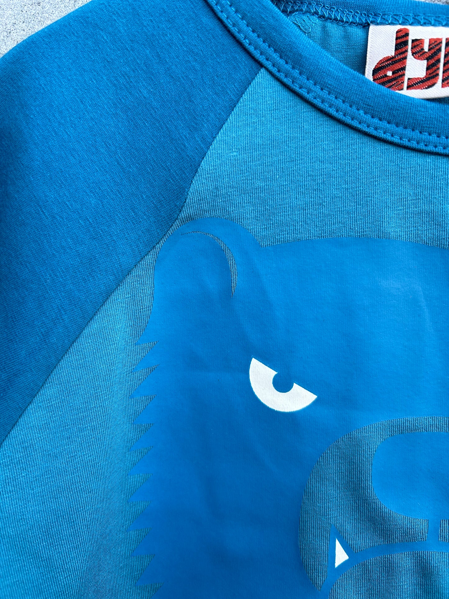 Angry bear blue top 3-4y (98-104cm)