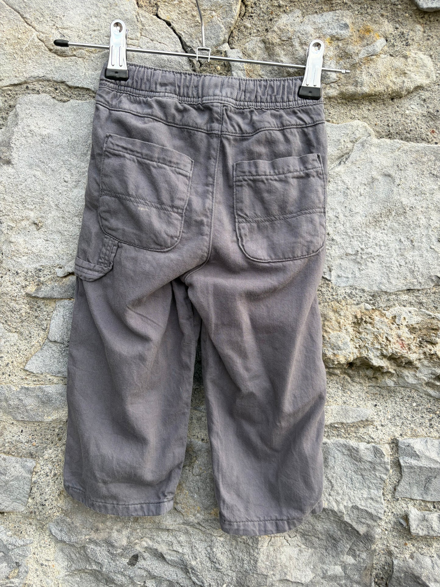 Grey tapered pants 18-24m (86-92cm)