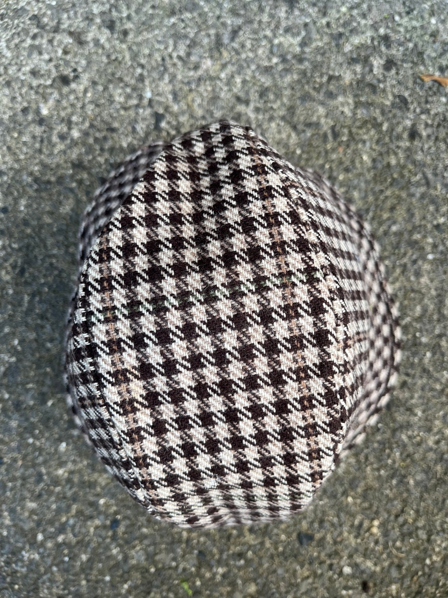 Black&white check hat