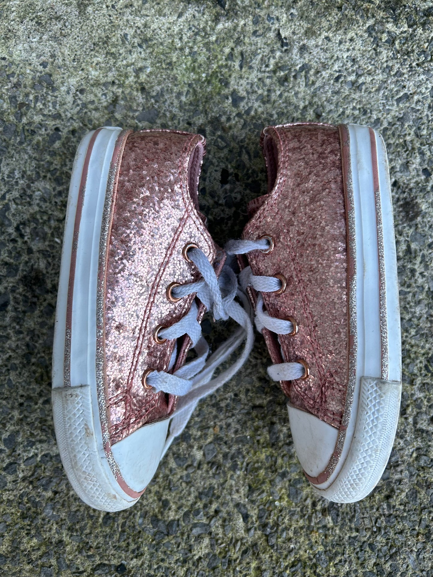 Pink sequin trainers uk 8 (eu 24)