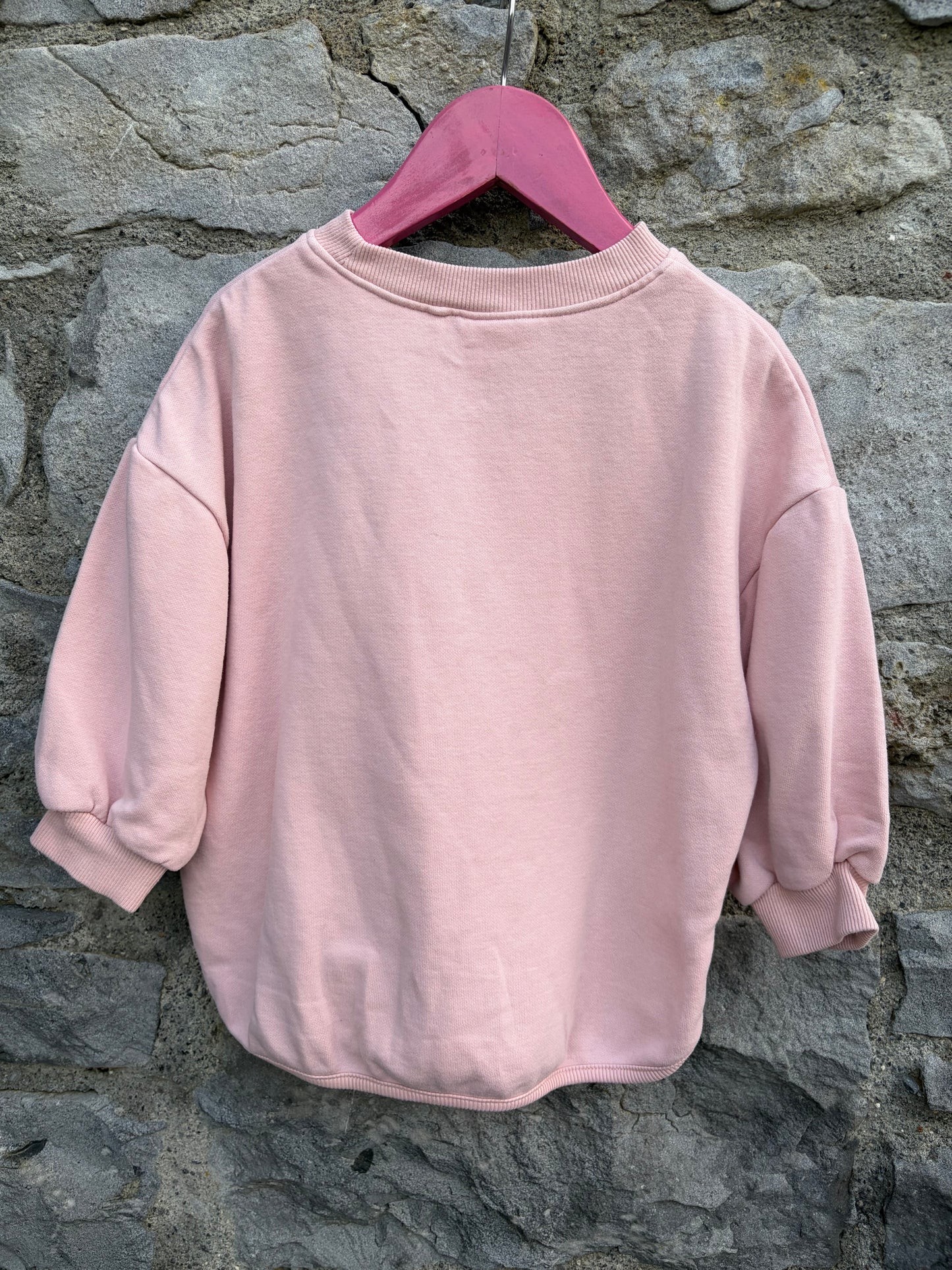 Poodle pink sweatshirt 2-3y (92-98cm)