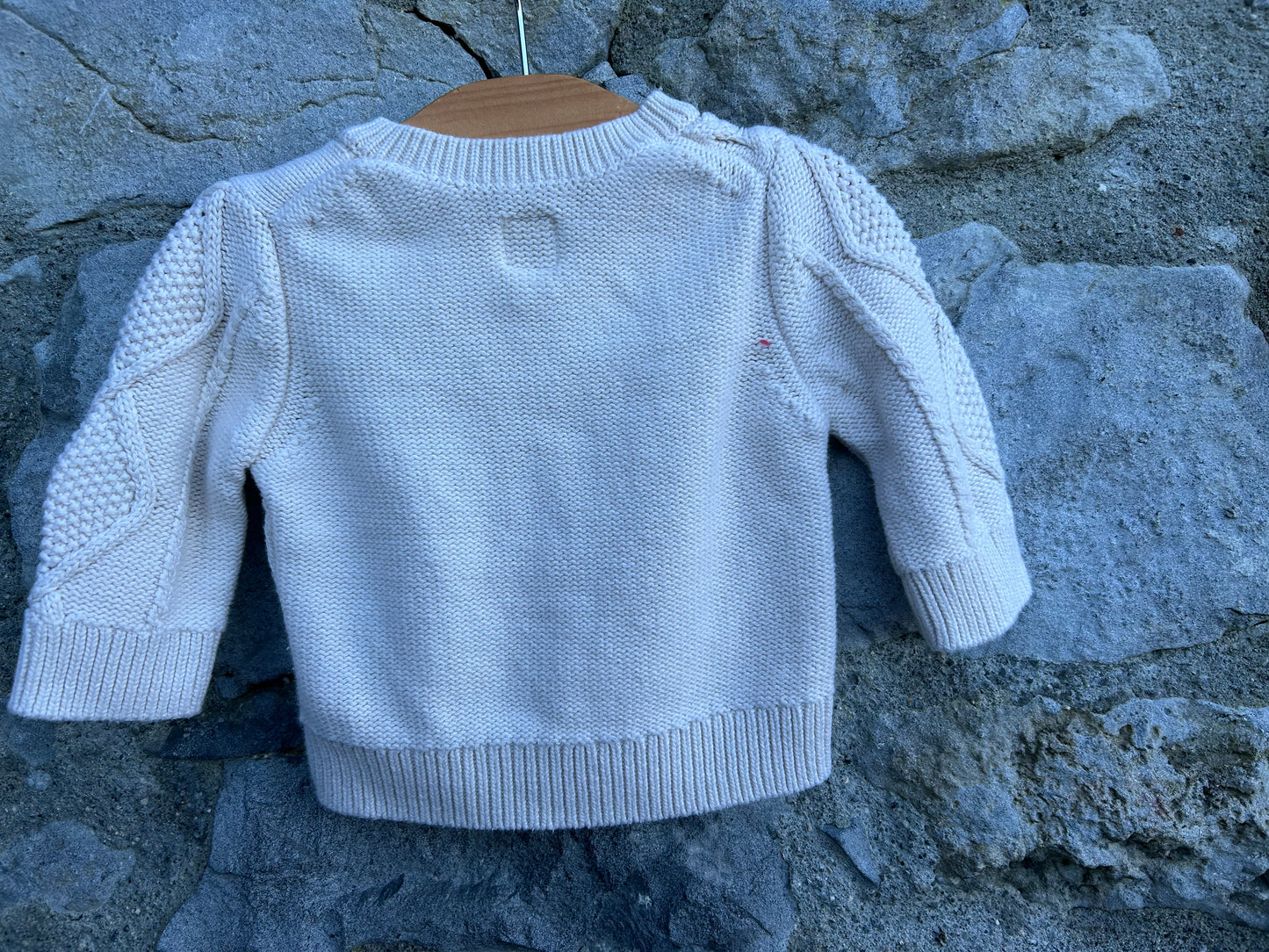 Off white cable jumper 3m (62cm)