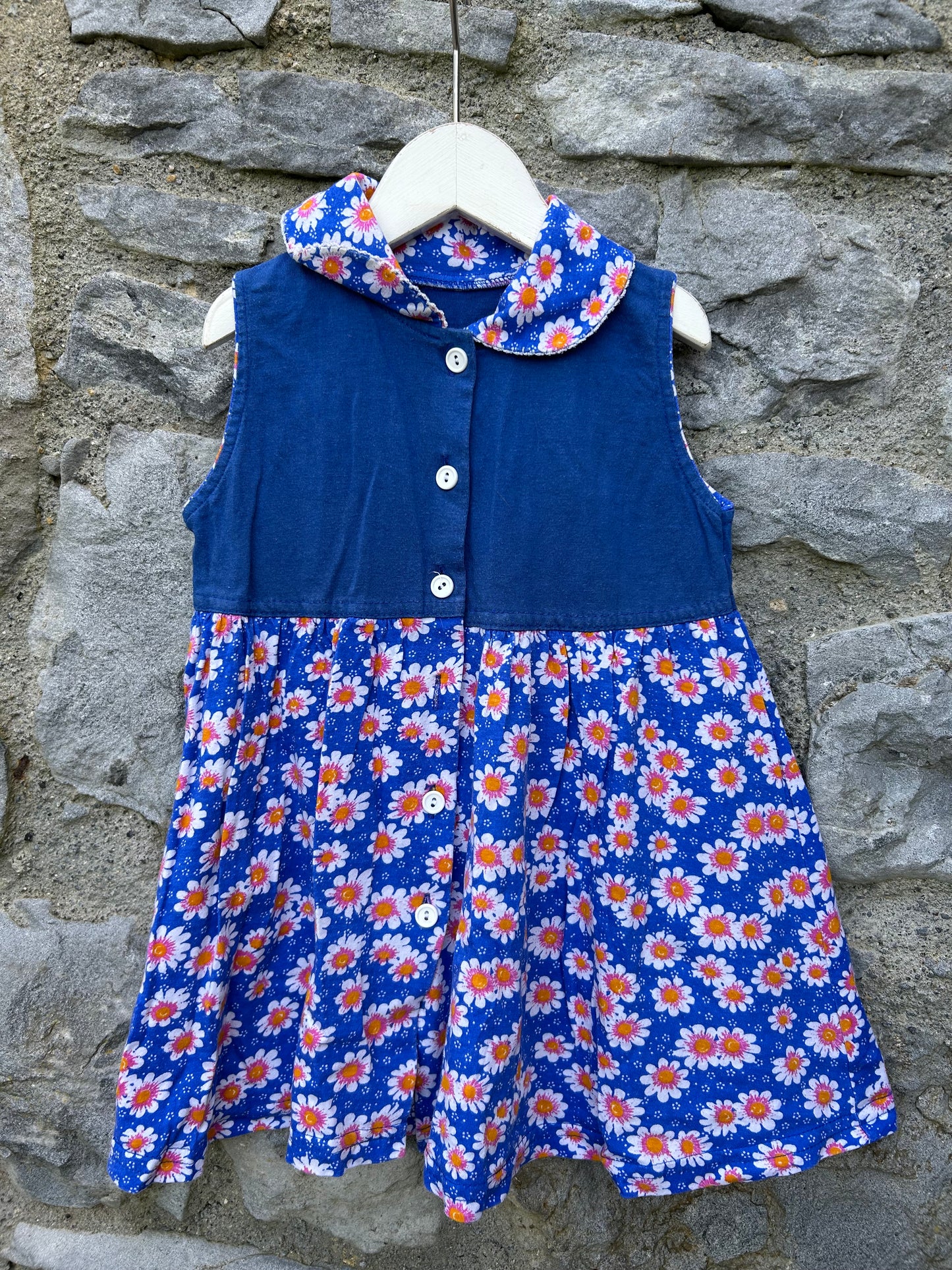90s floral dress 12-18m (80-86cm)