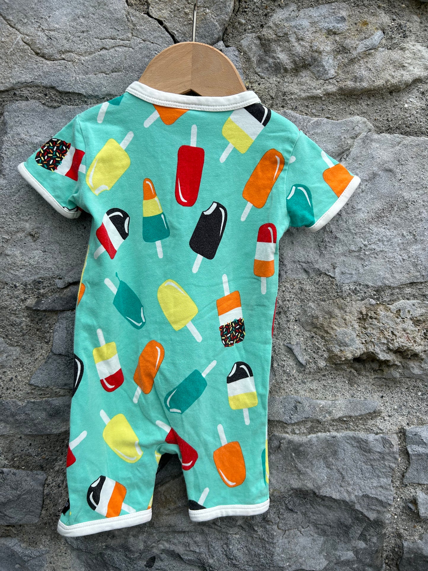 Green ice cream rompers 6m (68cm)