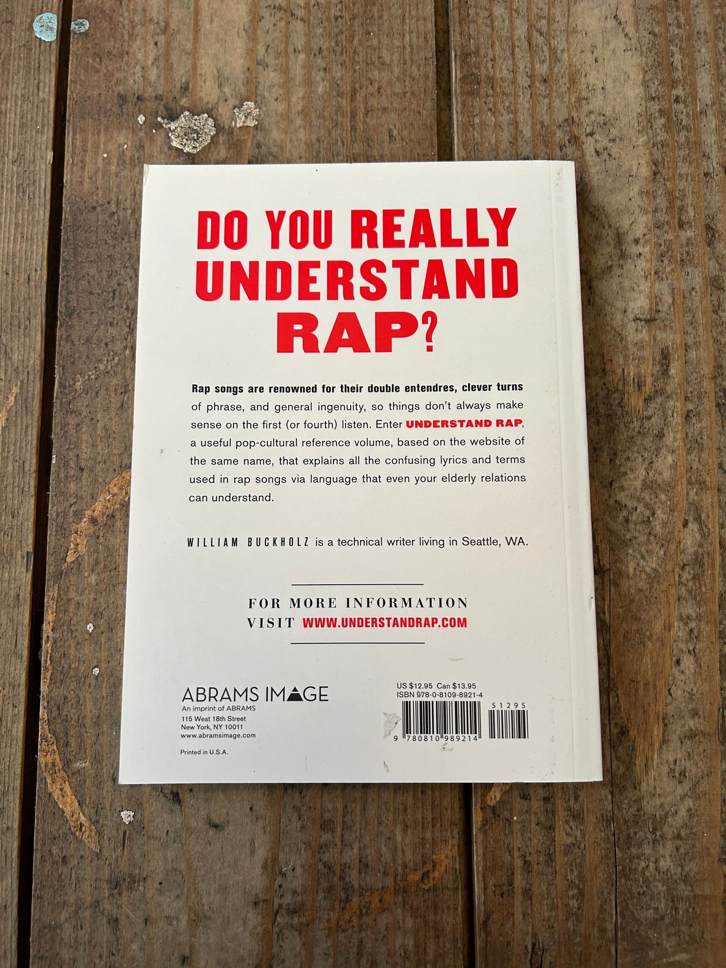 Understand RAP by William Buckholz