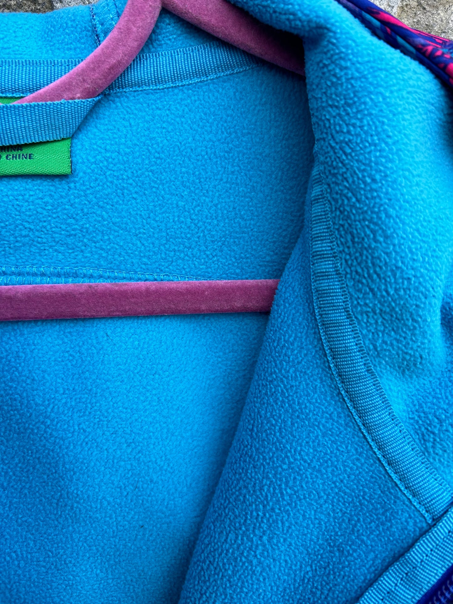 Blue leaves softshell jacket 11-12y (146-152cm)