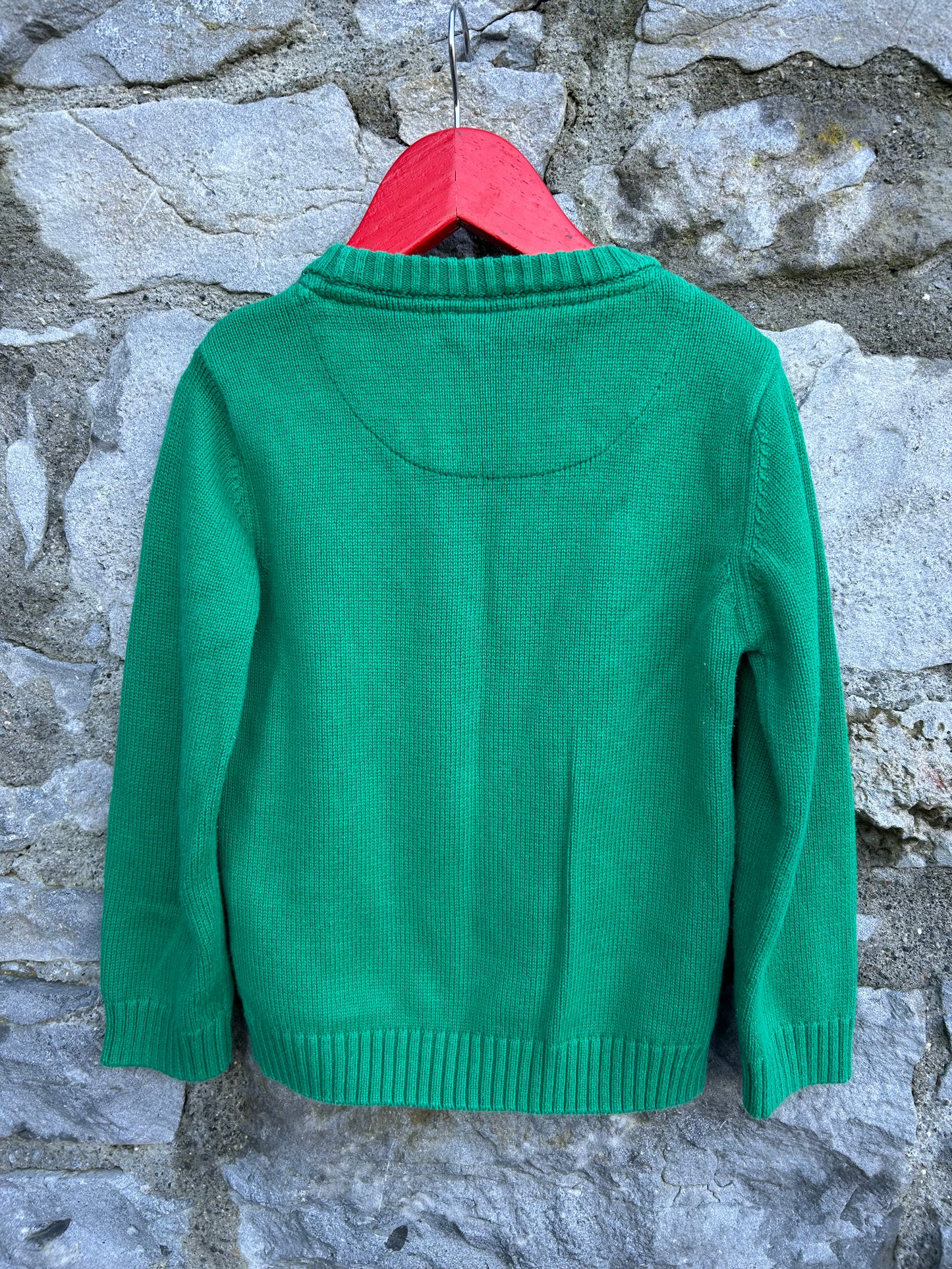 Snowman green jumper 4-5y (104-110cm)