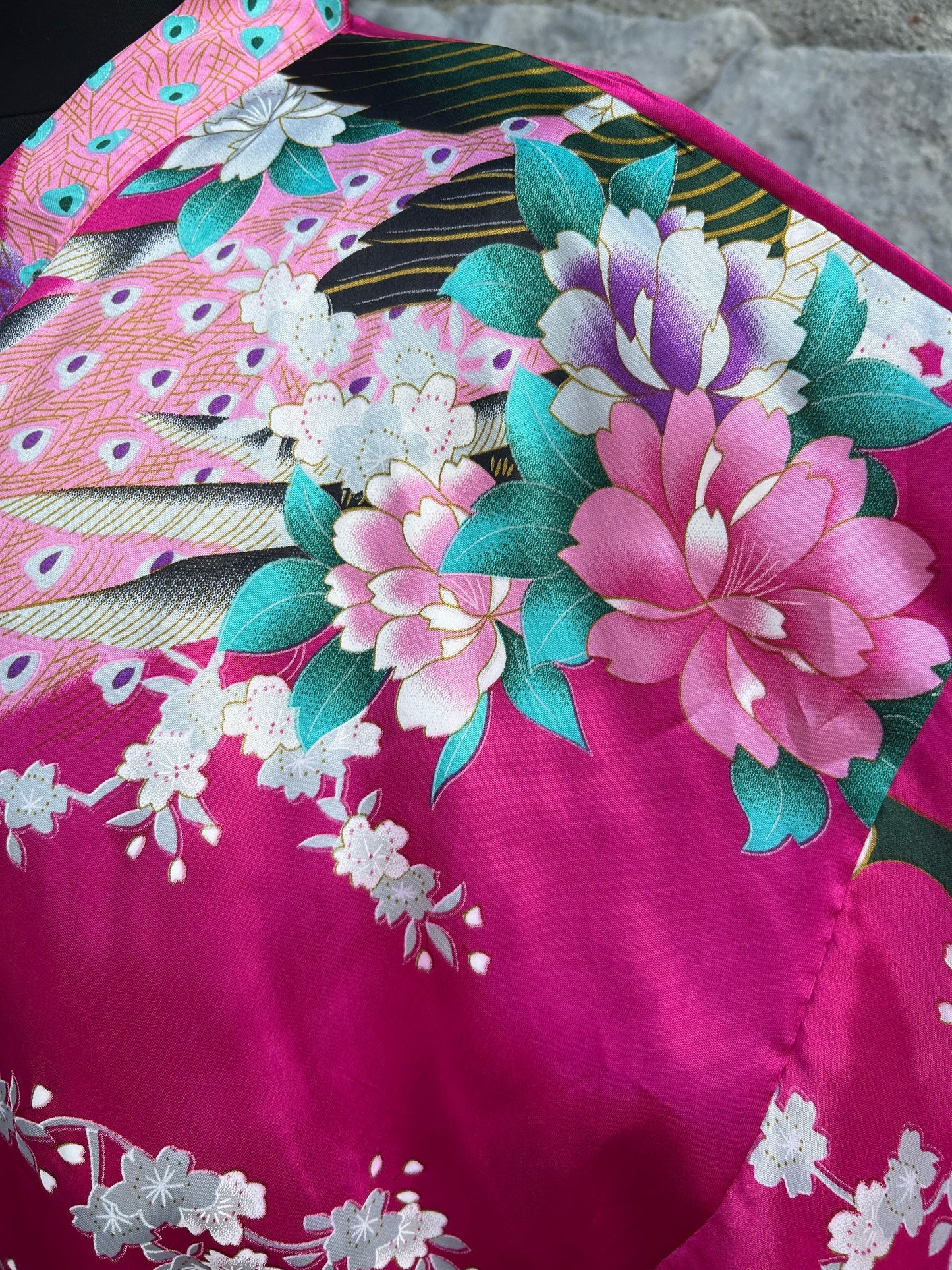 Peacock pink gown uk 10-12