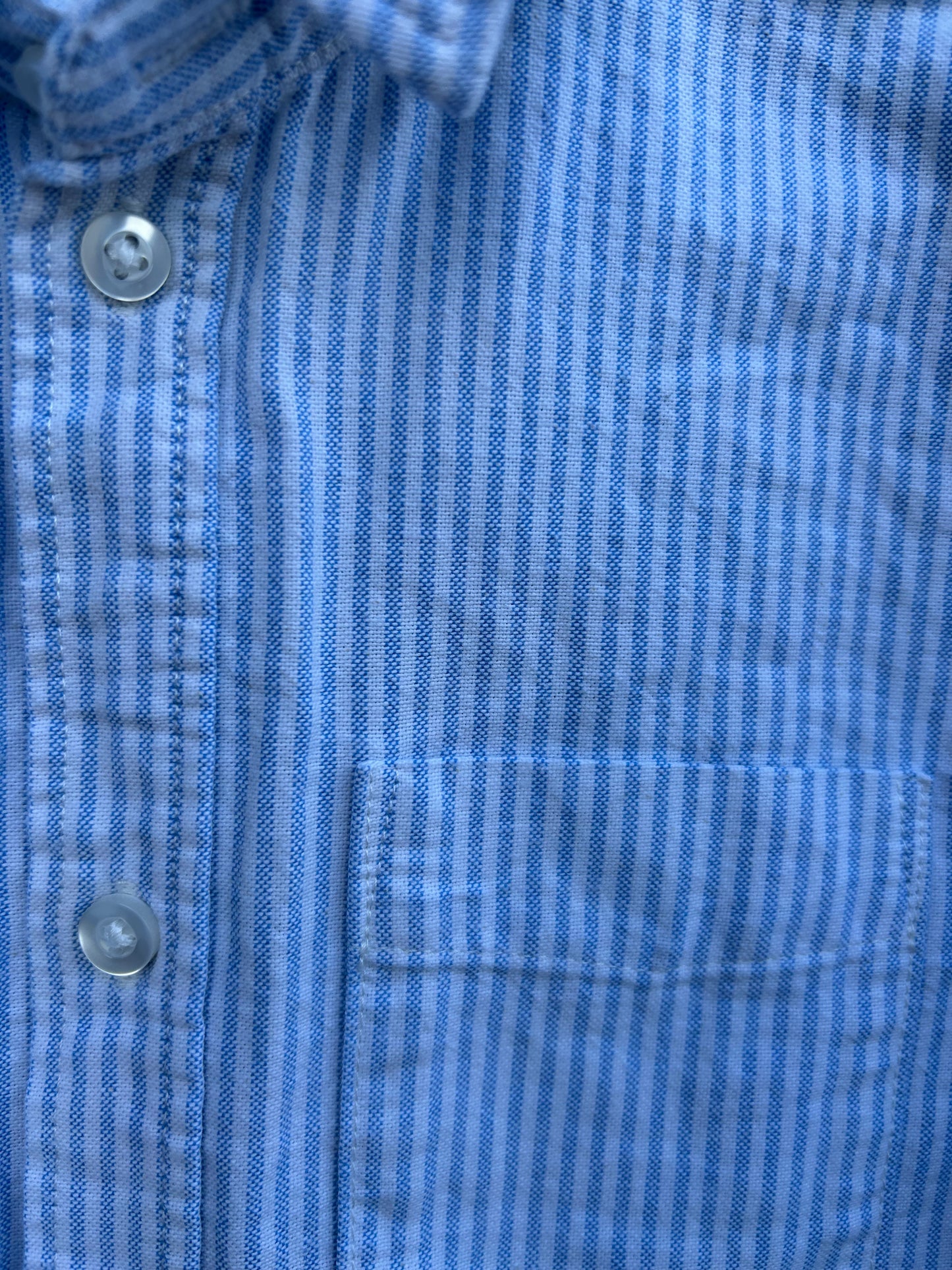 Blue stripy shirt 6-7y (116-122cm)