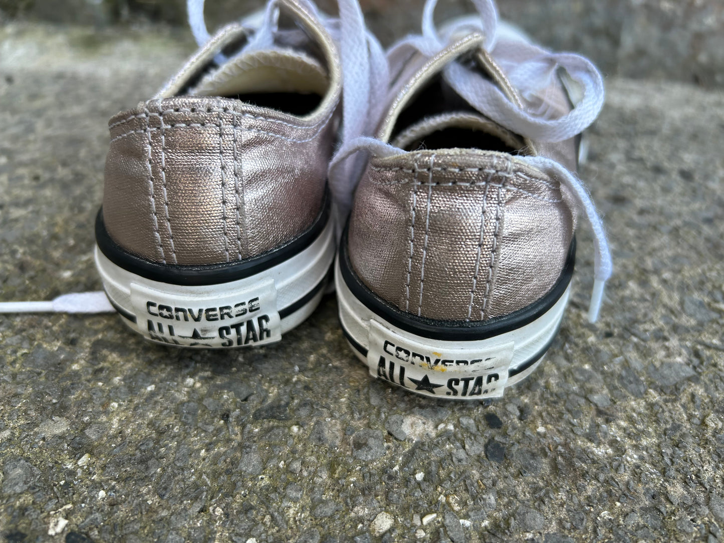 Gold converse uk 13 (eu 31.5)