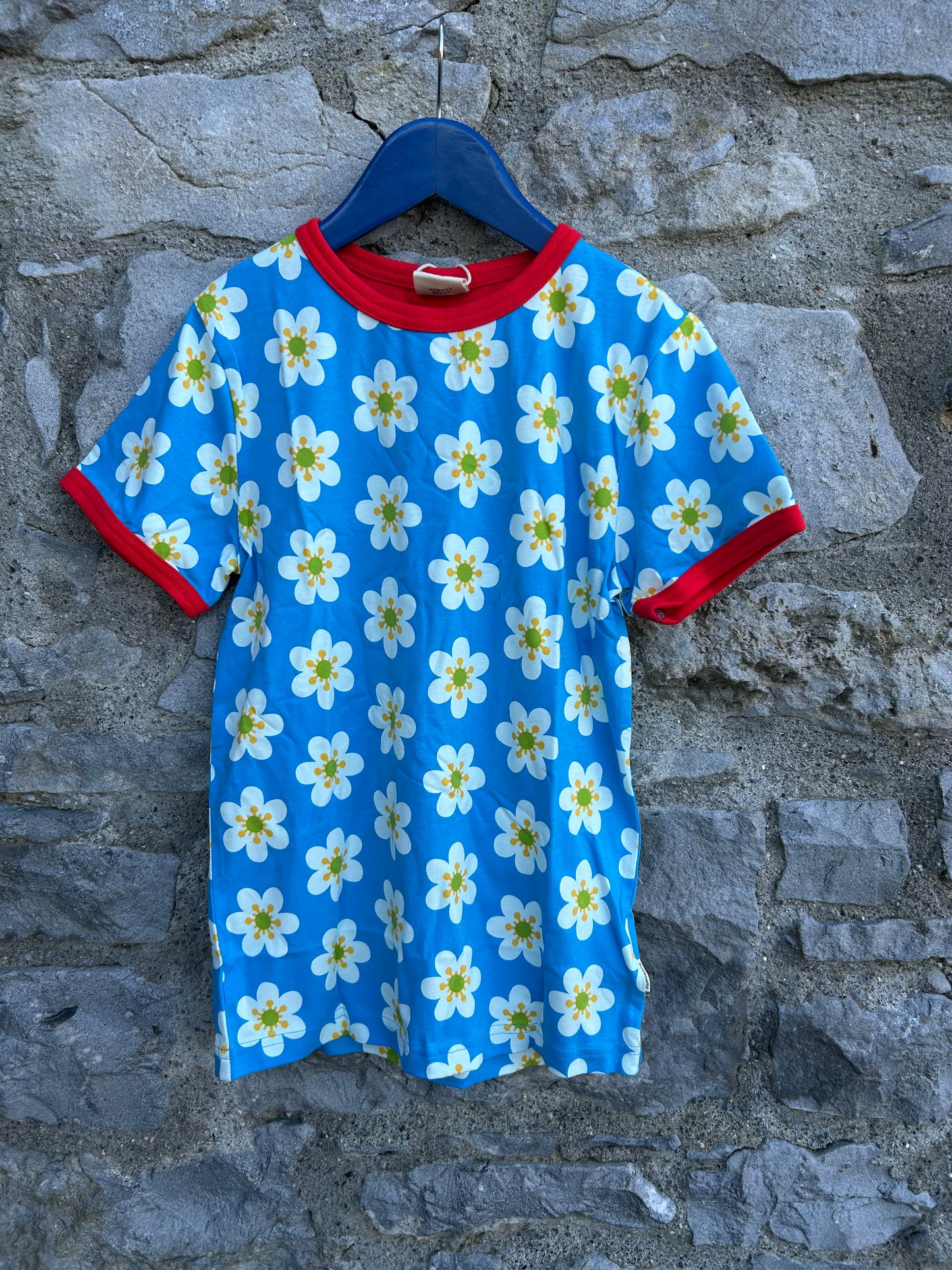 Blue anemone T-shirt 9-10y (134-140cm)